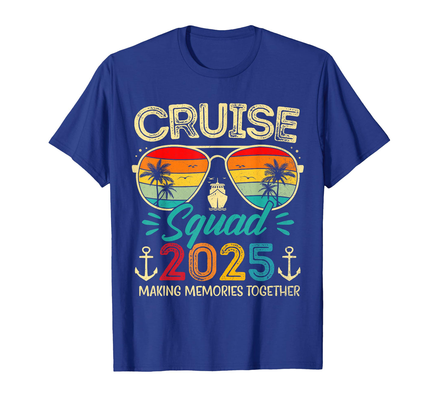 Cruise Squad 2025 Family Group Matching Summer Vacation T-Shirt