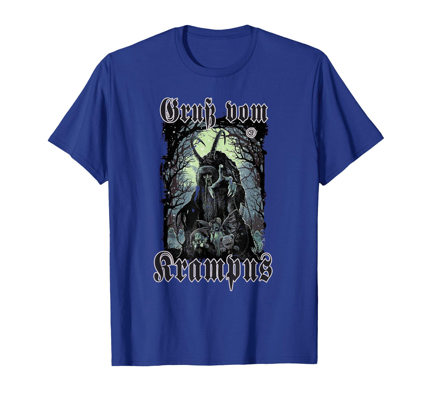 Greeting from Krampus Christmas Legend Figure T-Shirt
