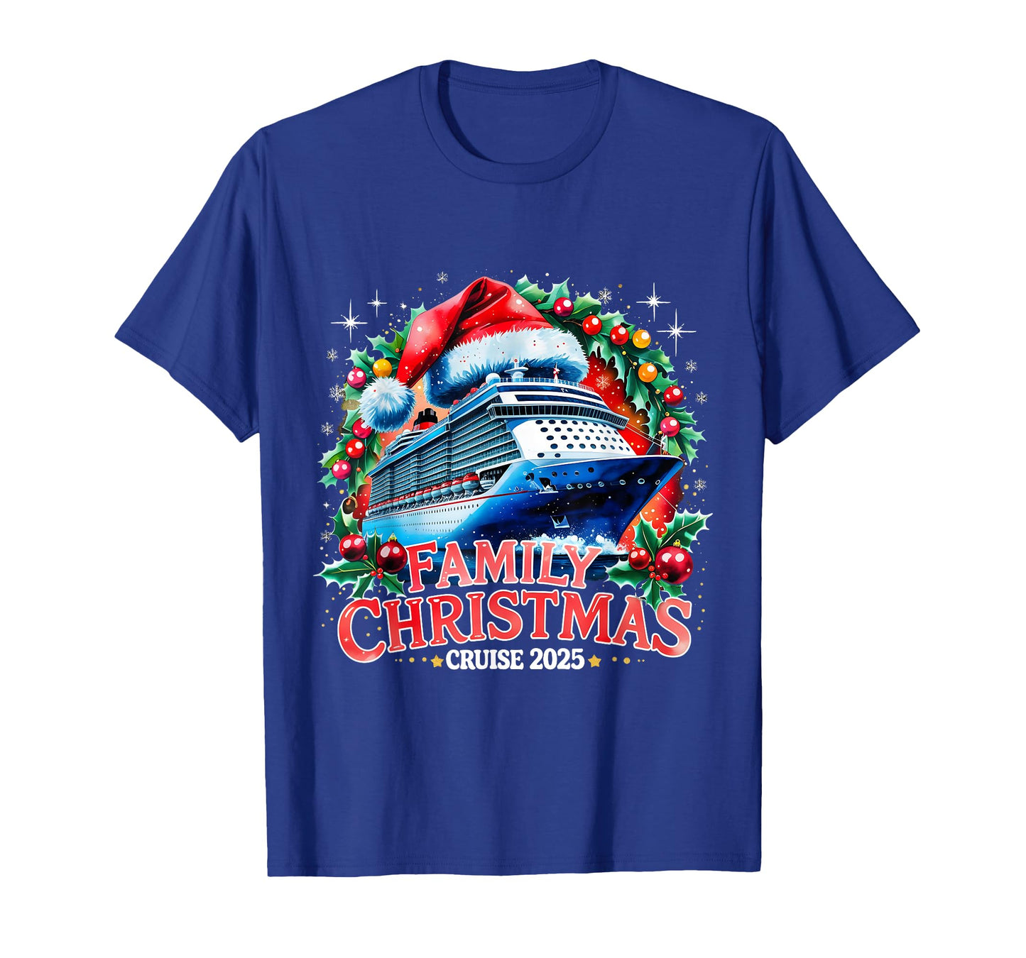 Family Christmas Cruise 2025 Holiday Vacation Tee T-Shirt
