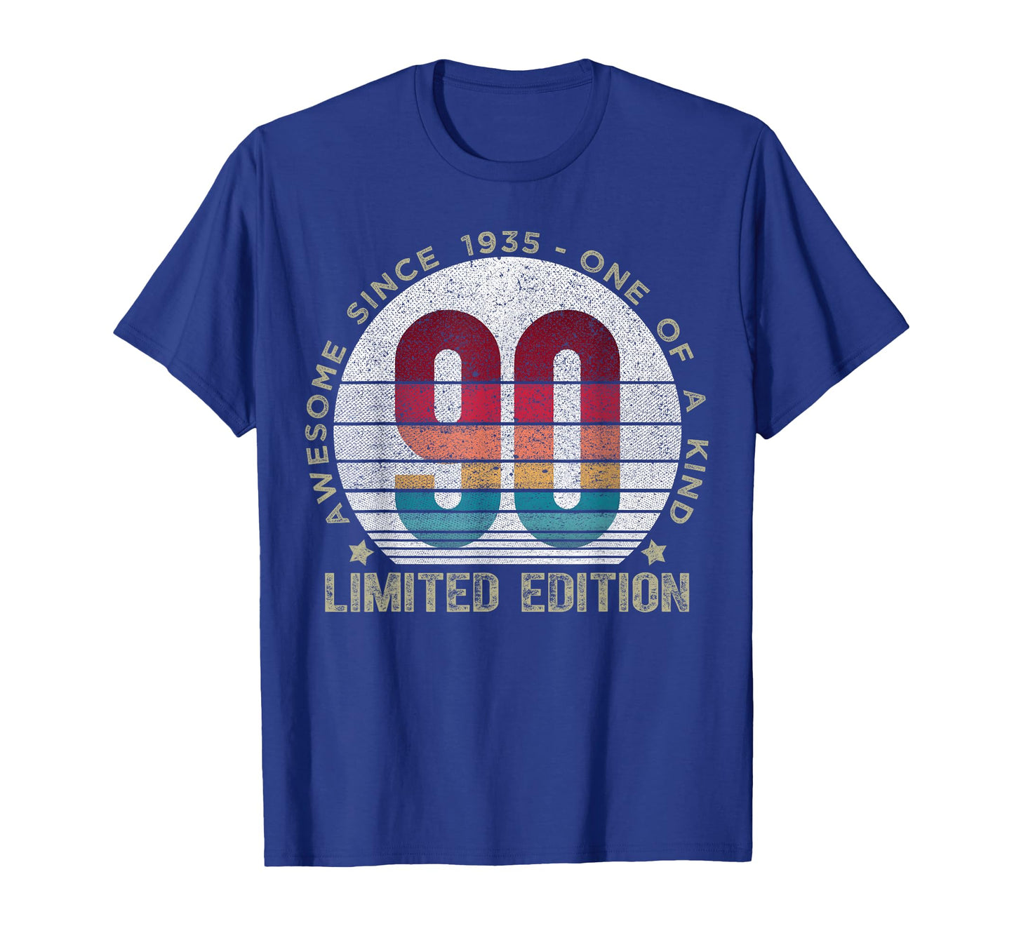 90 Year Old Gifts Vintage 1935 Limited Edition 90th Birthday T-Shirt