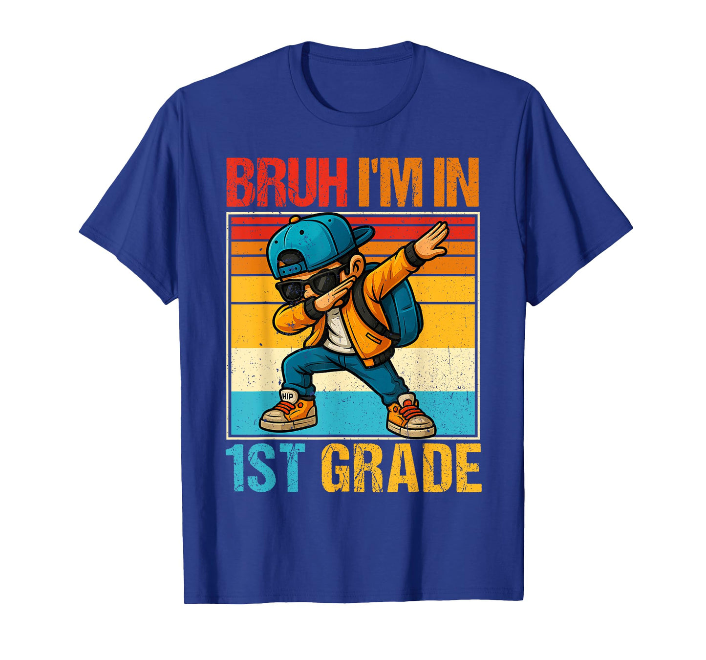 First Grade Dabbing Boy Bruh I'm In 1st Grade Student T-Shirt
