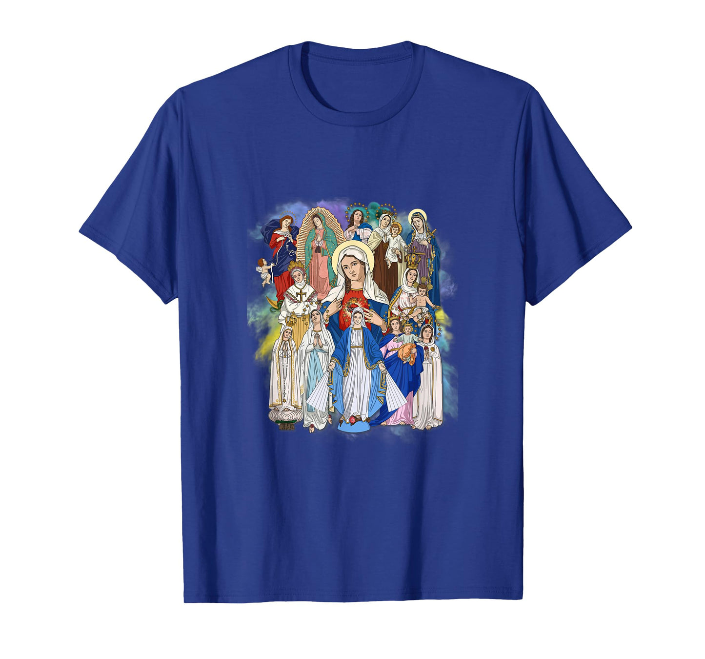 Our Lady The Blessed Mother Latin Marian Titles Catholic T-Shirt