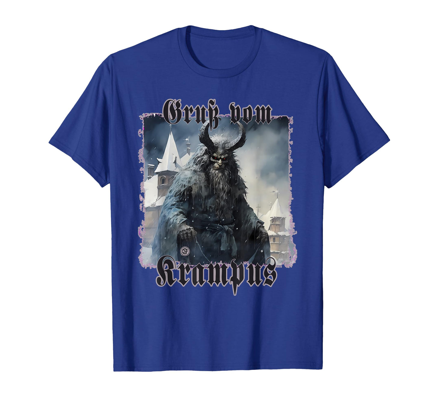 Greeting from Krampus Christmas Legend Figure T-Shirt
