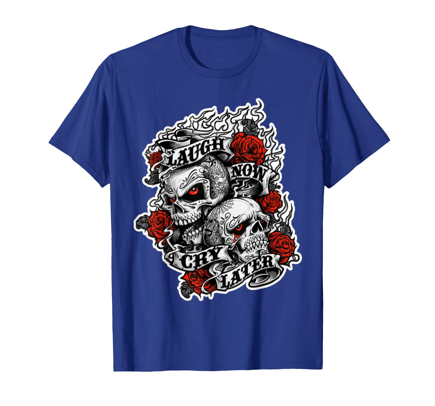 Laugh Now - Cry Later - Wild Biker T-Shirt