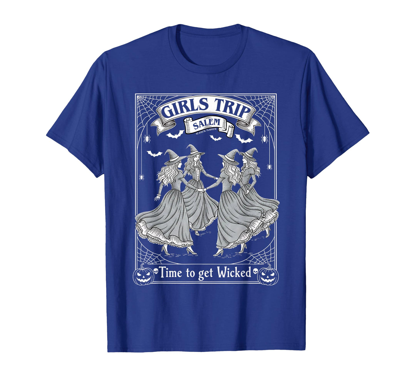 Halloween Witch Salem, Girls Trip Salem Time to Get Wicked T-Shirt