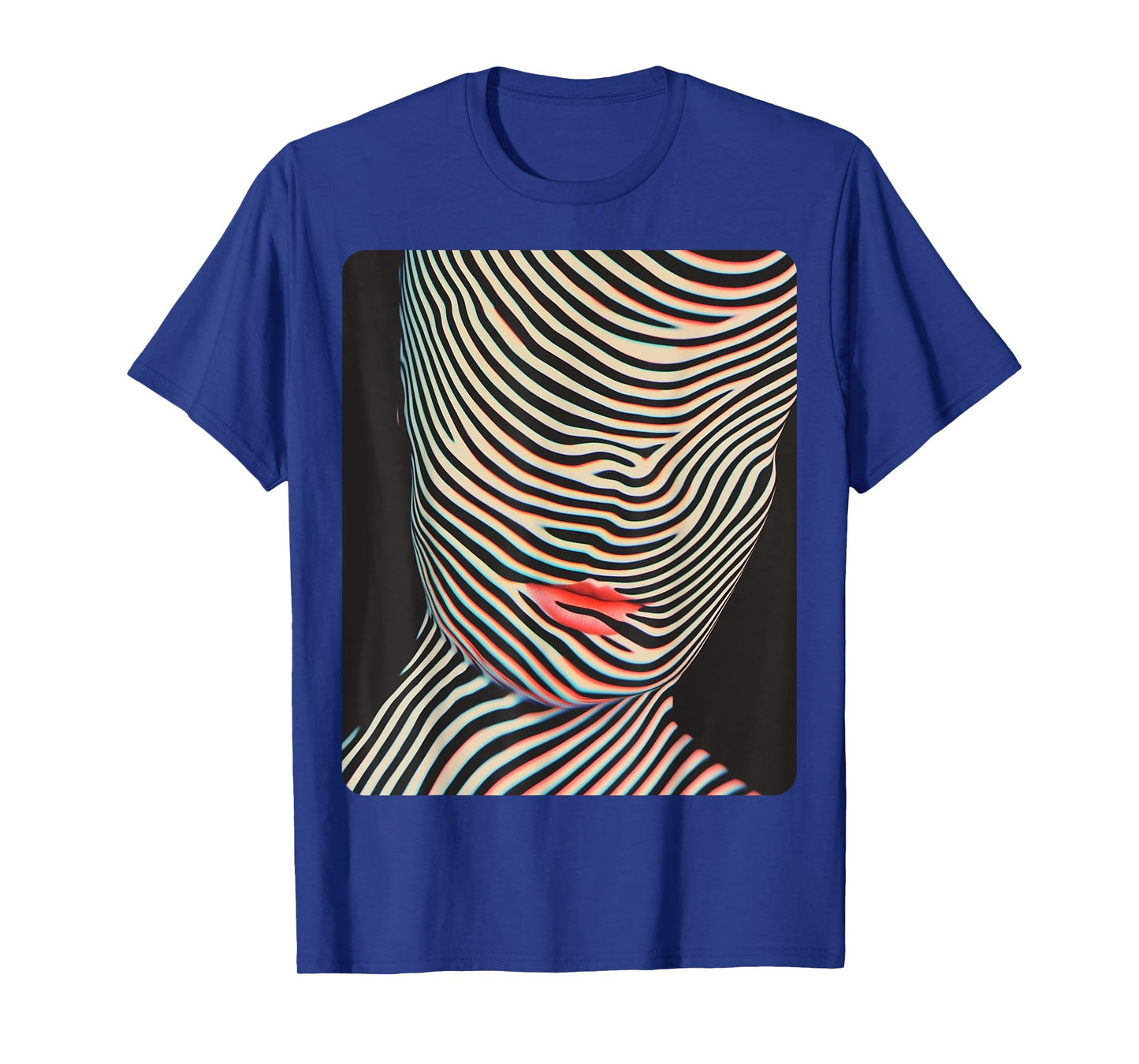 Female Women's Abstract Fashion Designer T-Shirt