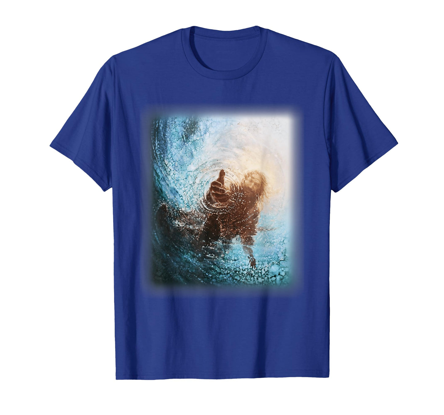 The Hand God Jesus in Water, Jesus Lover Tee T-Shirt