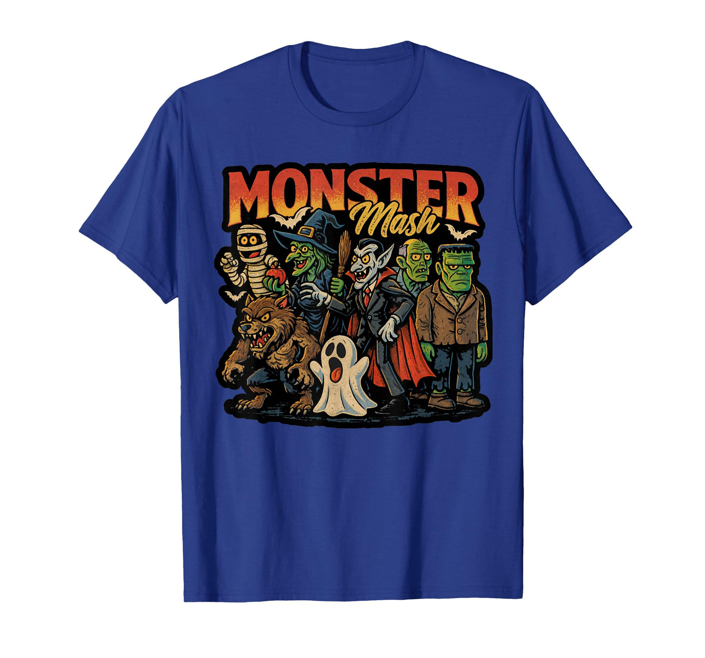 Retro Scary Monster Mash-Inspired T-Shirt