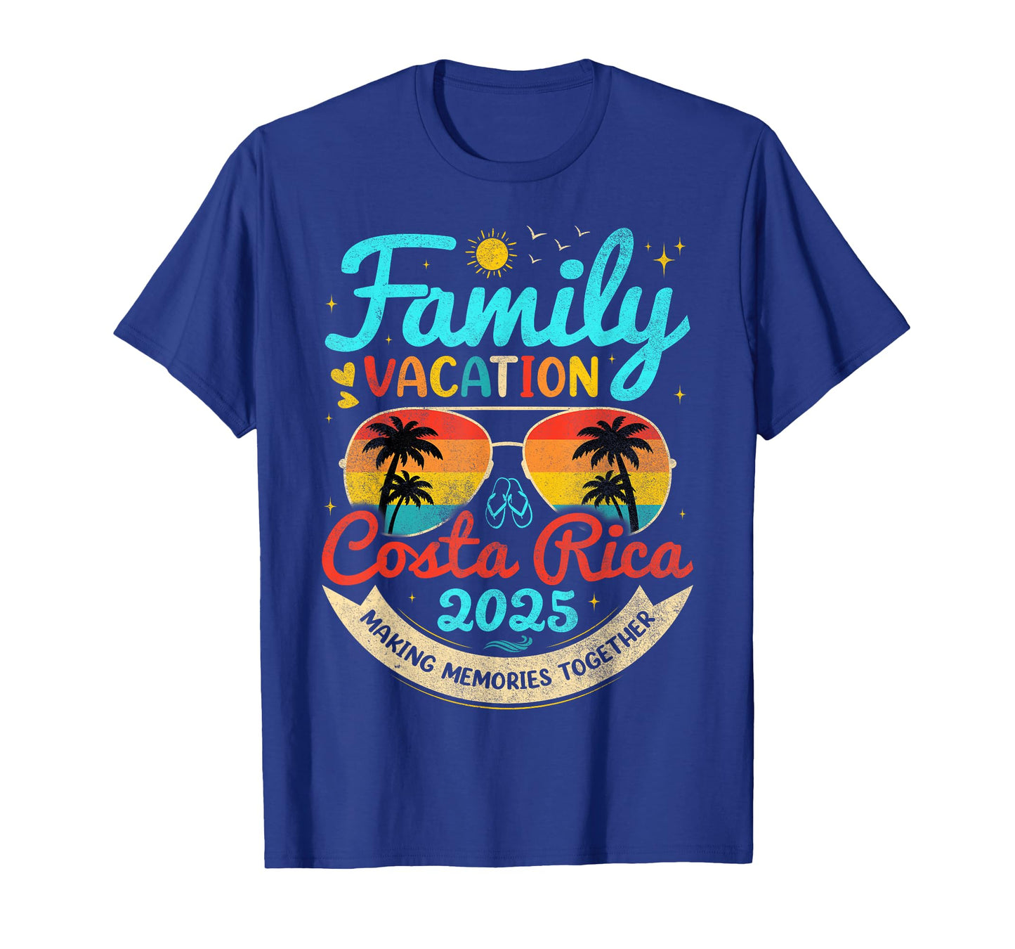 Vintage Family Vacation Costa Rica 2025 Costa Rica Group T-Shirt