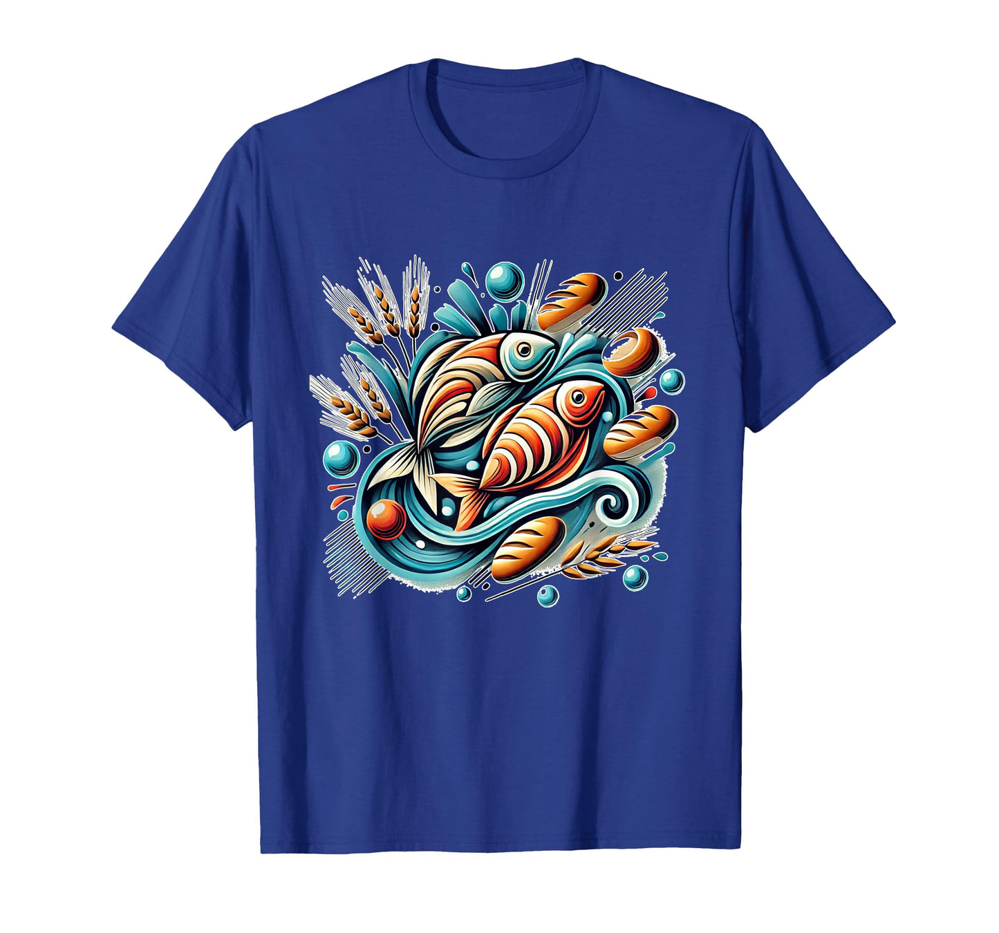 2 Fish, 5 Loaves, 5000 - A Miracle Against All Odds T-Shirt