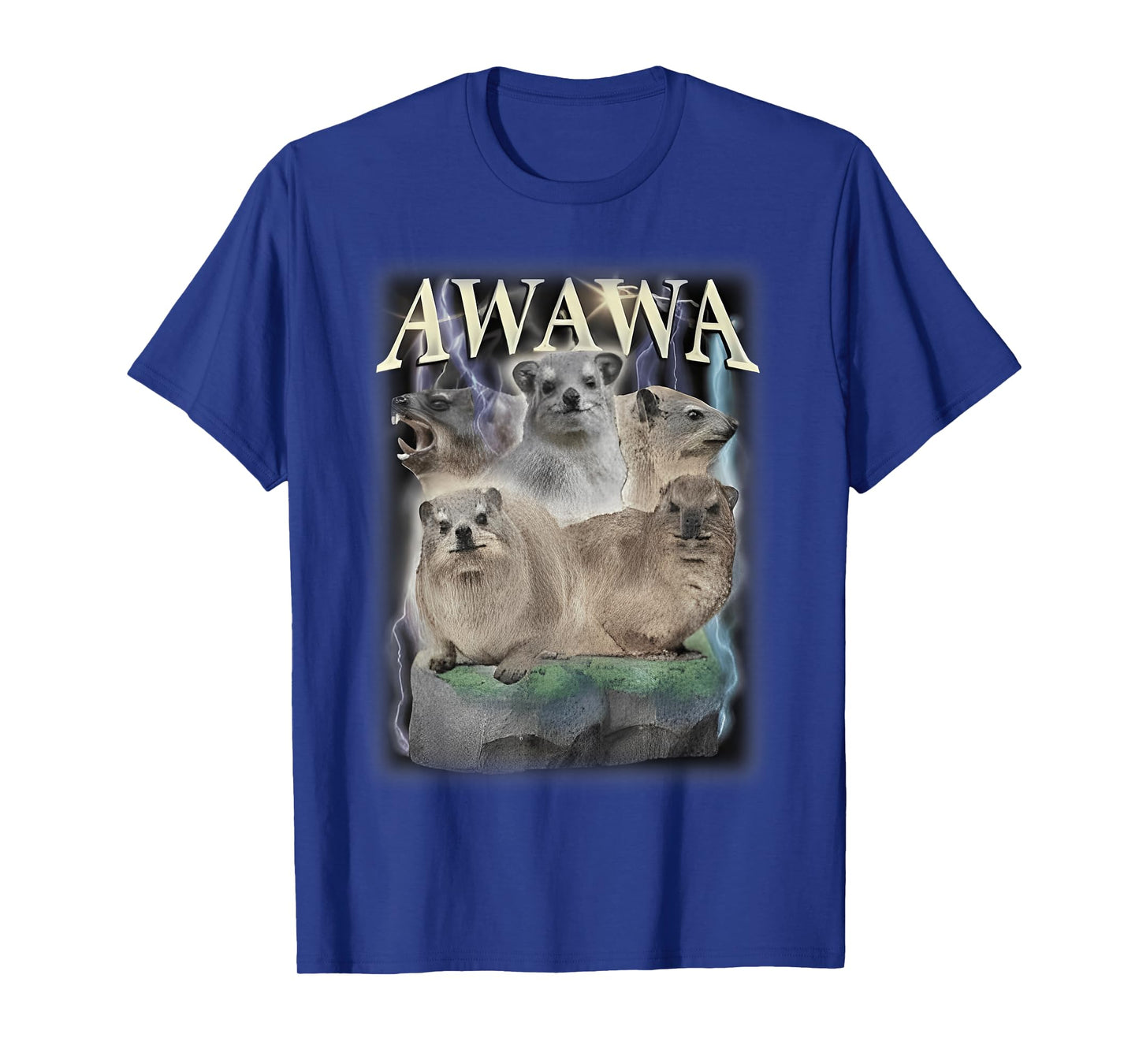 Funny Awawa Hyrax Oddly Specific Meme Animal For Family Tee T-Shirt