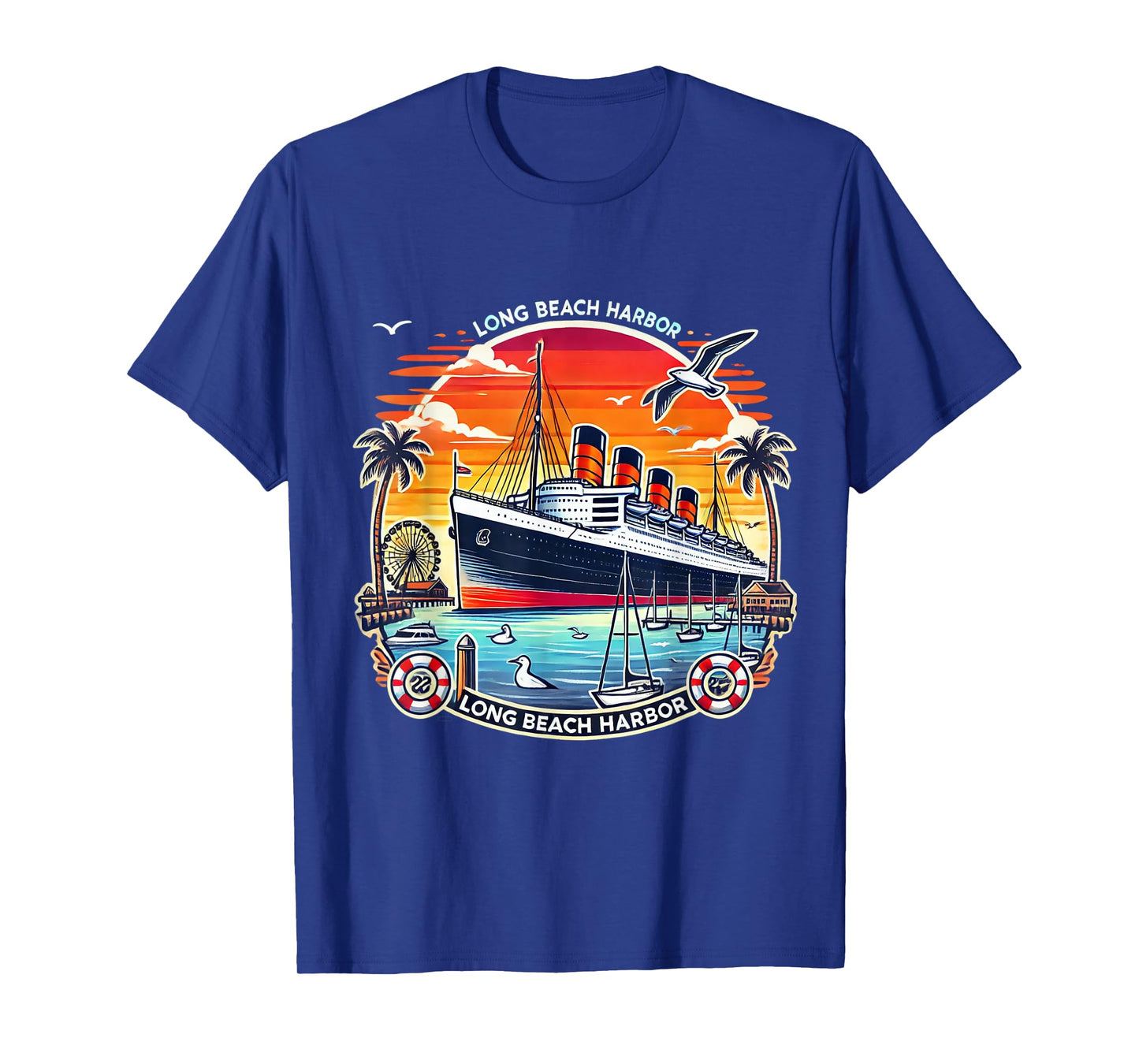The Queen Mary Long Beach - Historic Ocean Liner T-Shirt