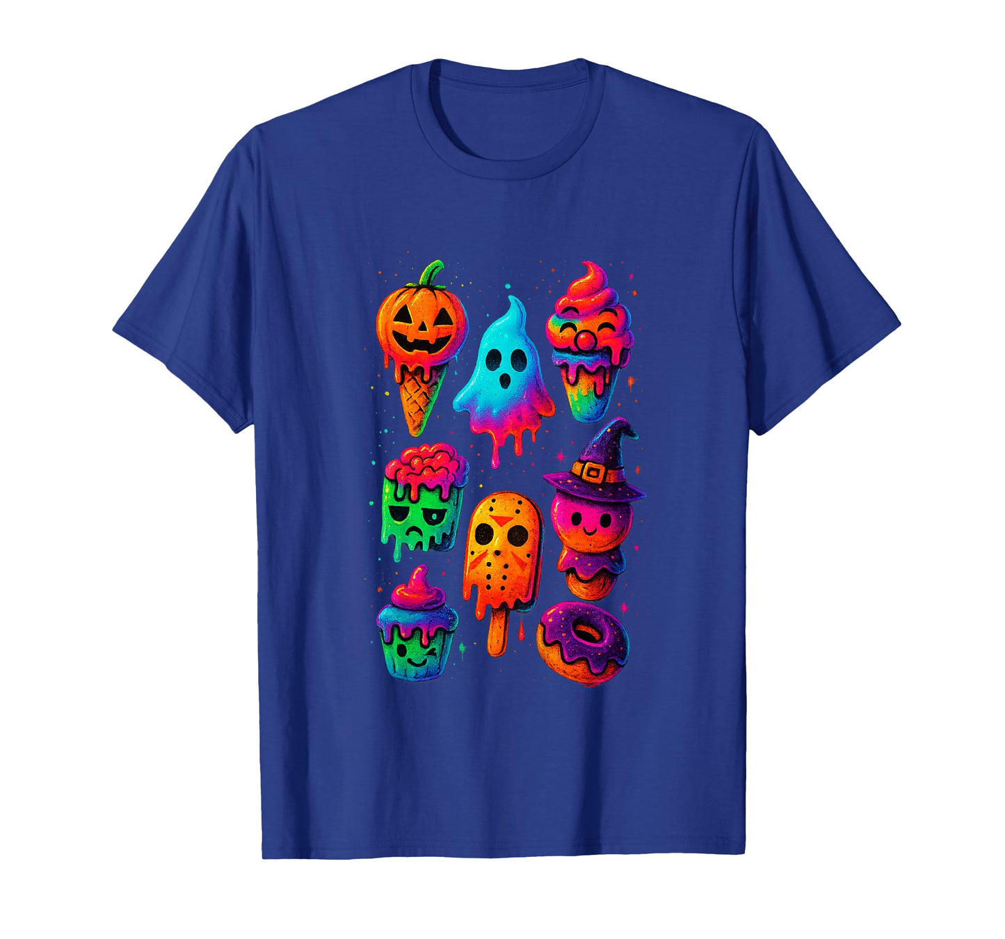 Kawaii Anime Halloween Sweet Monster Ice Cream Pops Candy T-Shirt