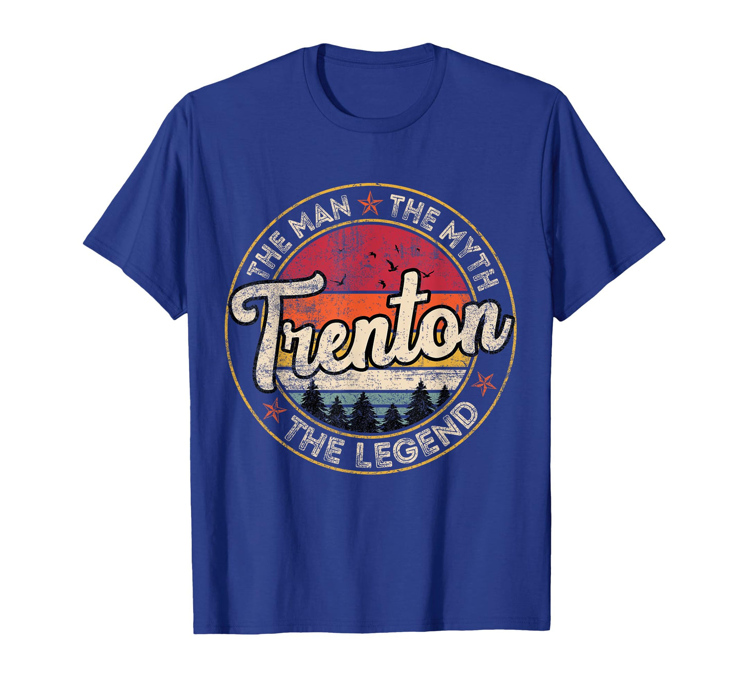Trenton The Man The Myth The Legend Personalized Name T-Shirt