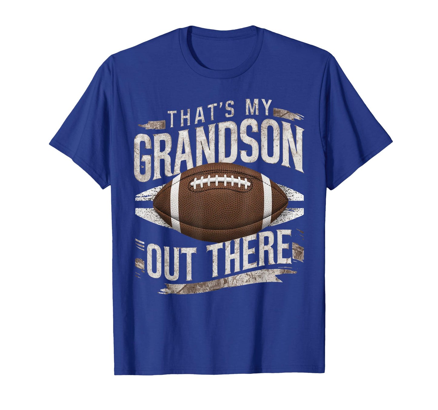 That's My Grandson Out There Funny Football Grandma Grandpa T-Shirt