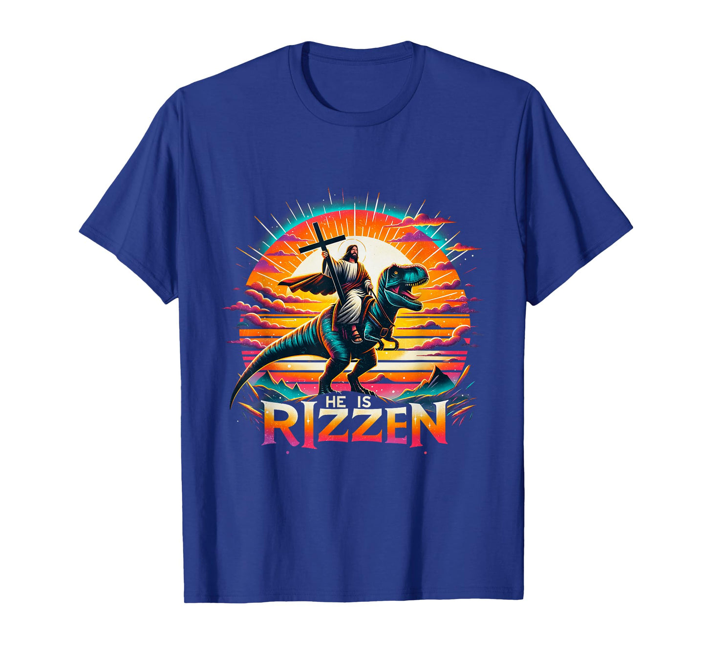Jesus Has Rizzen He Is Rizzen Christian Jesus Is Rizzen Cool T-Shirt