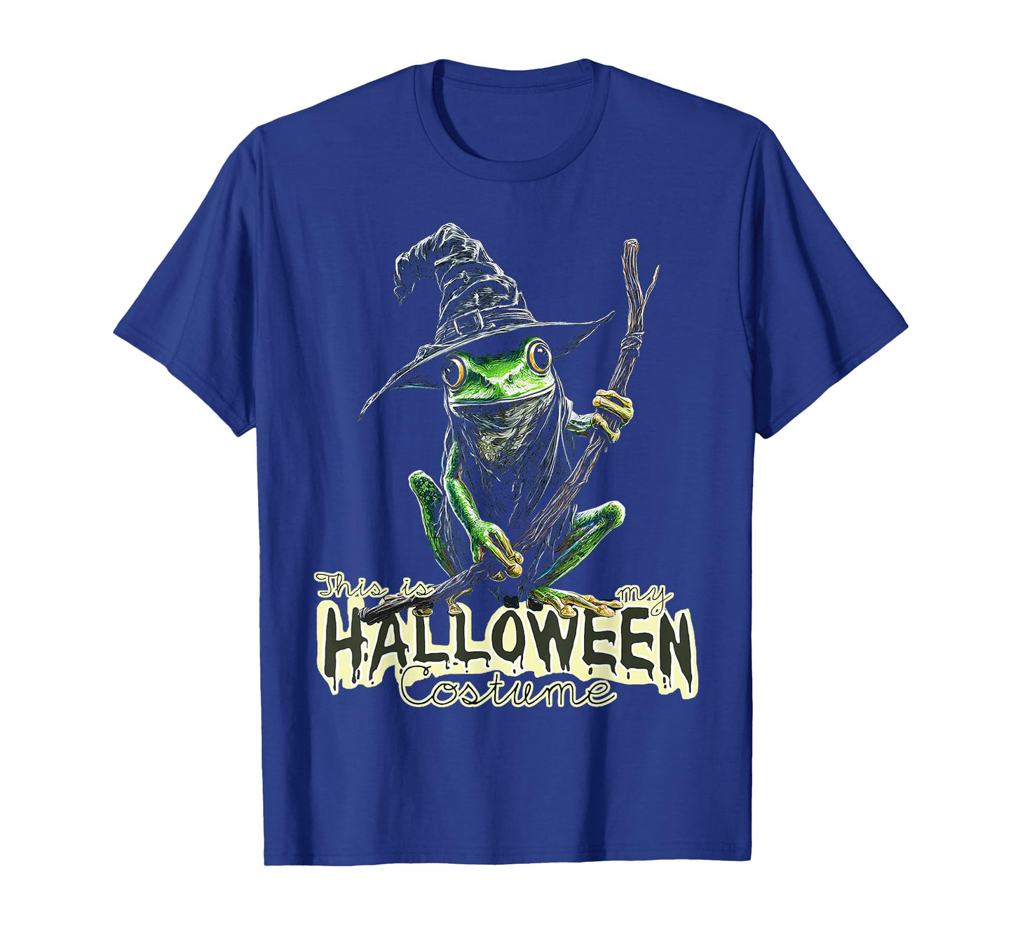 This is My Halloween Costume Frog Witch Spooky T-Shirt