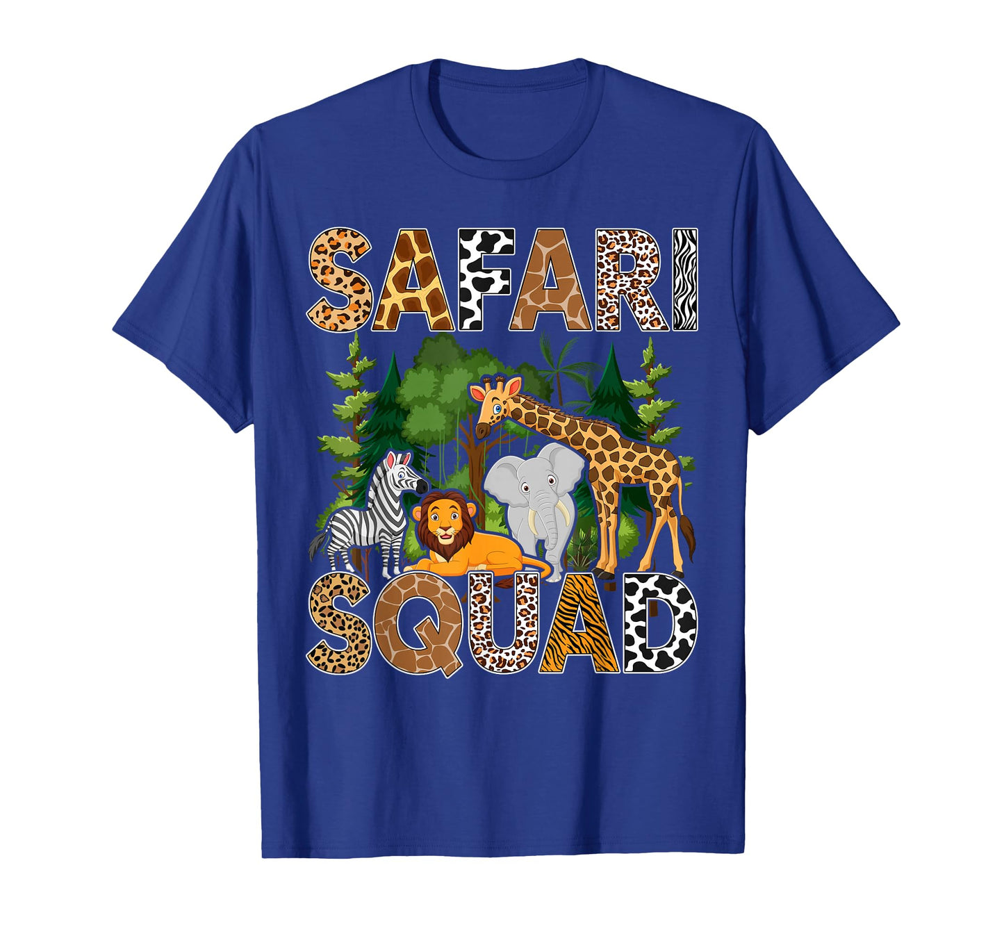 Safari Art For Men Women Zoologist African Print Zoo Safari T-Shirt