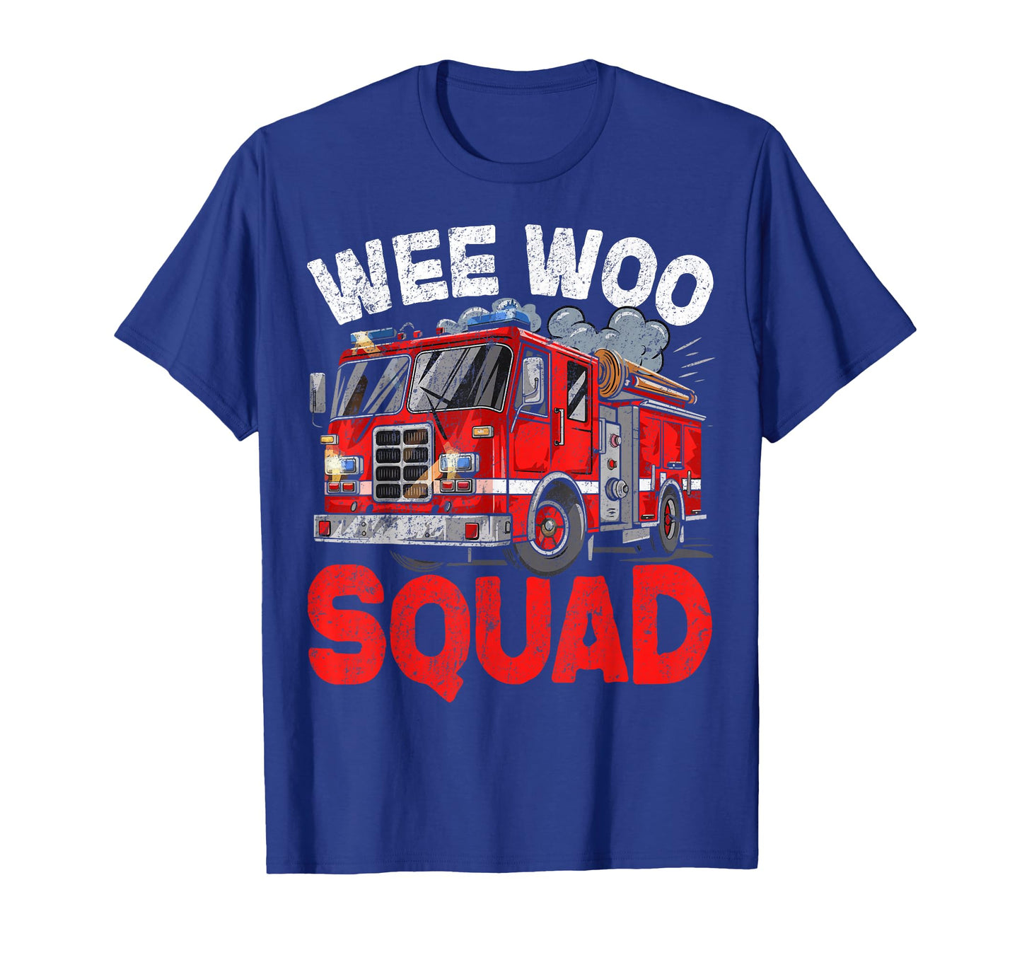 Wee Woo Squad Funny Firefighter Fire Truck Fireman Men Women T-Shirt