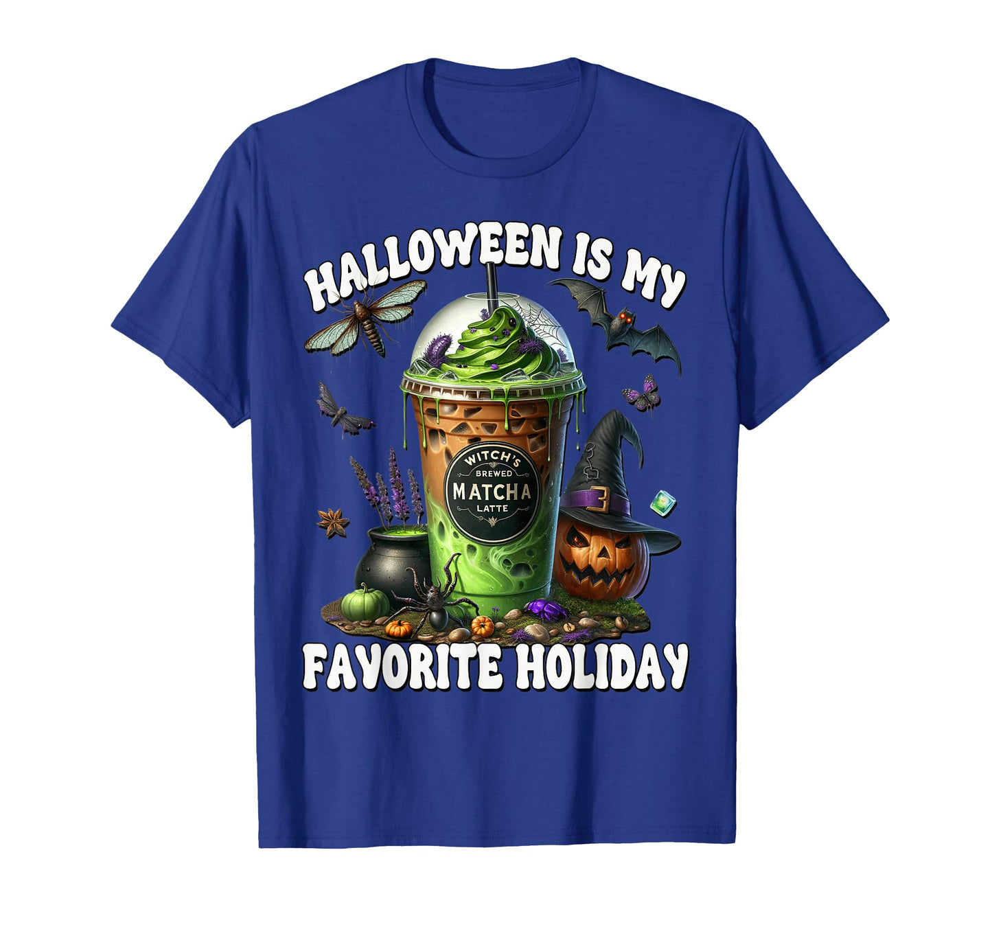Witch Iced Coffee Cup Halloween is My Favorite Holiday T-Shirt