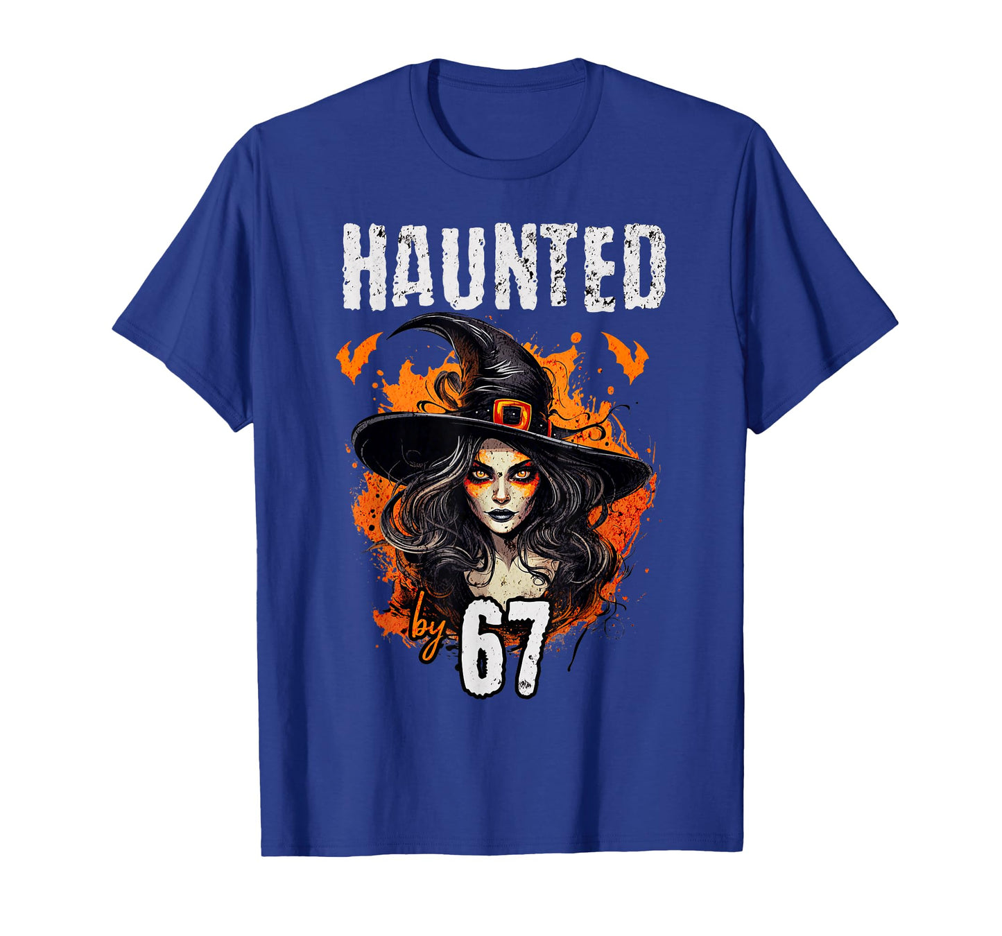 Haunted by 67 Spooky Witch Meme Halloween Costume Funny Girl T-Shirt