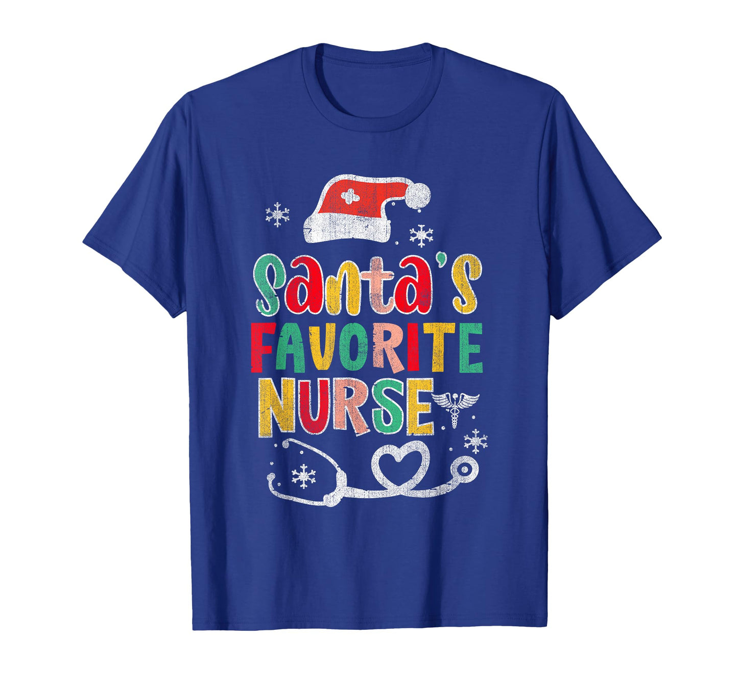 Santa's Favorite Nurse Christmas for Women T-Shirt