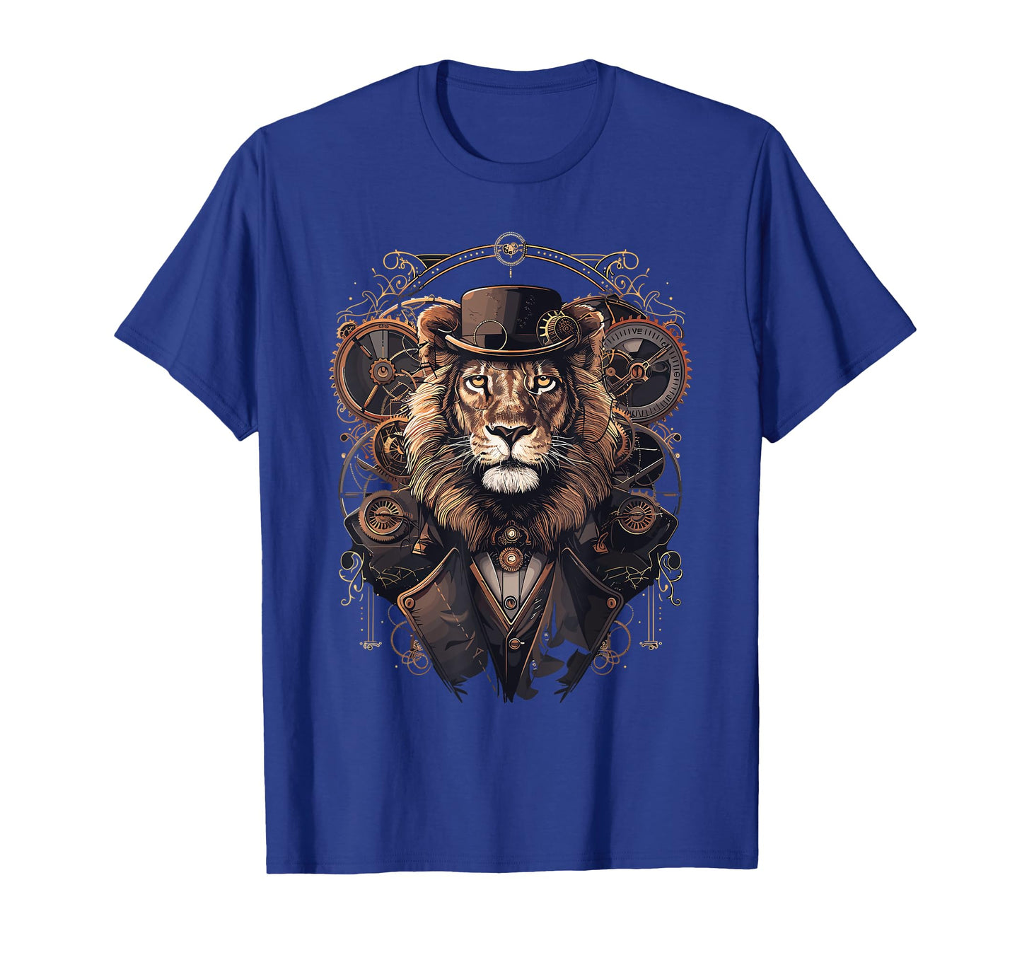 Steam Punk Art Lion Steampunk T-Shirt