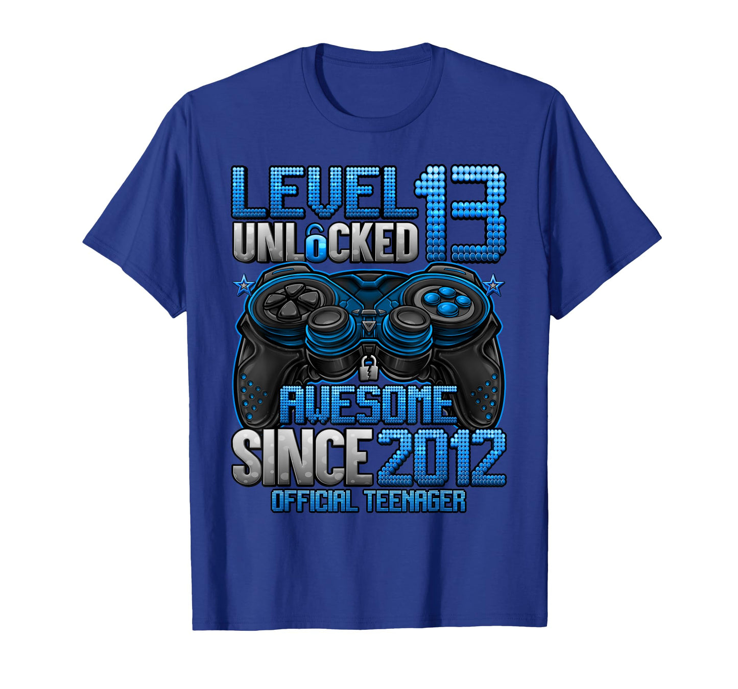 Official Teenager Level 13 Unlocked Gifts 13th Birthday Boy T-Shirt