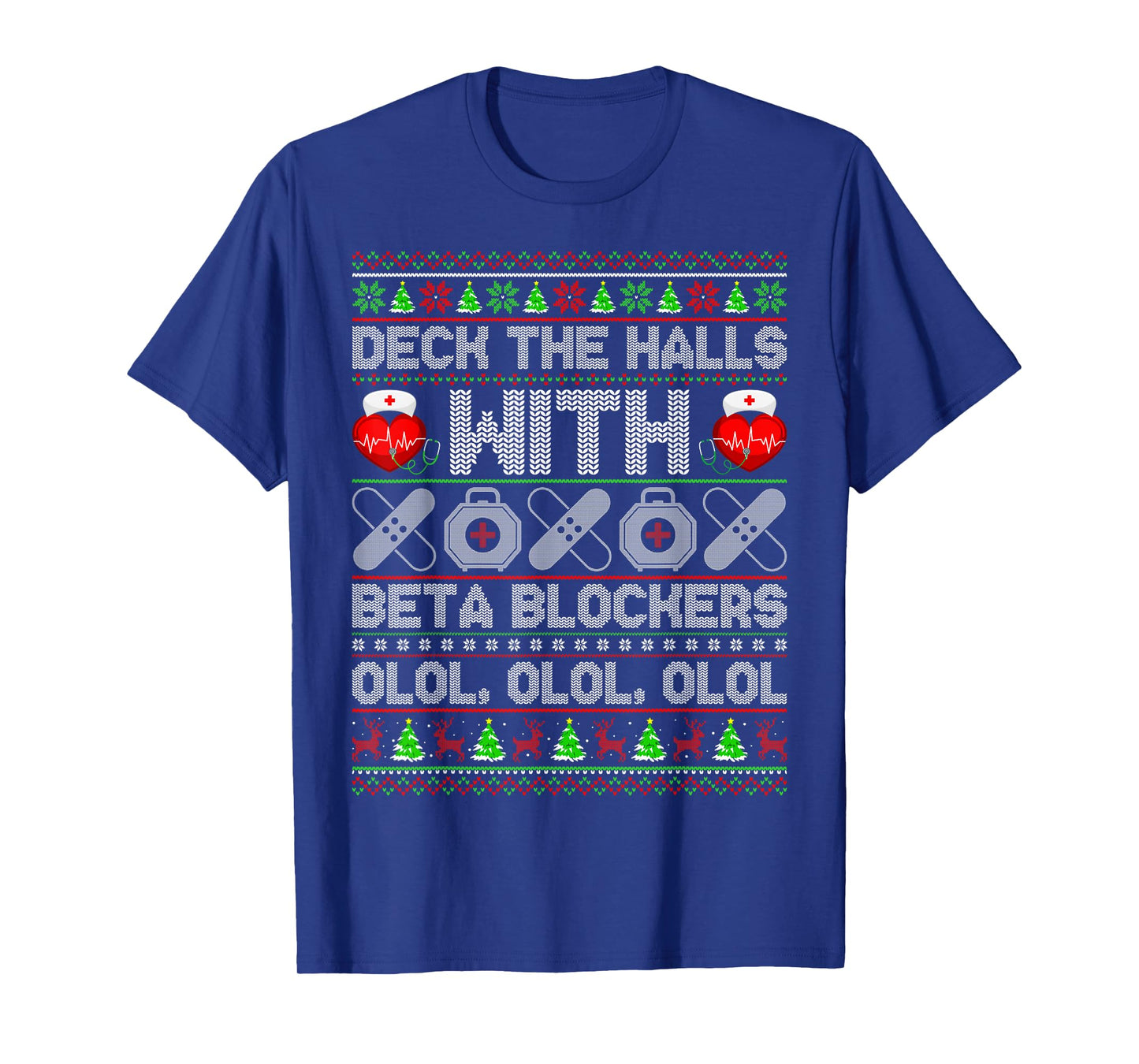 Nurse Ugly Xmas Sweater Funny Nurse Christmas T-Shirt