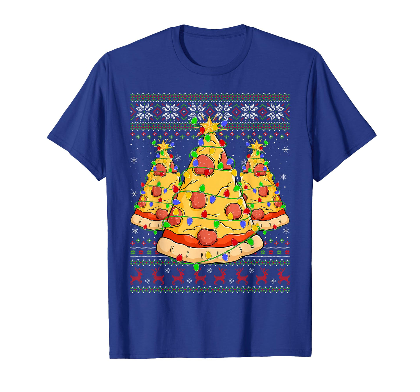 Pizza Fast Food Lover Ugly Xmas Sweater Pizza Christmas T-Shirt