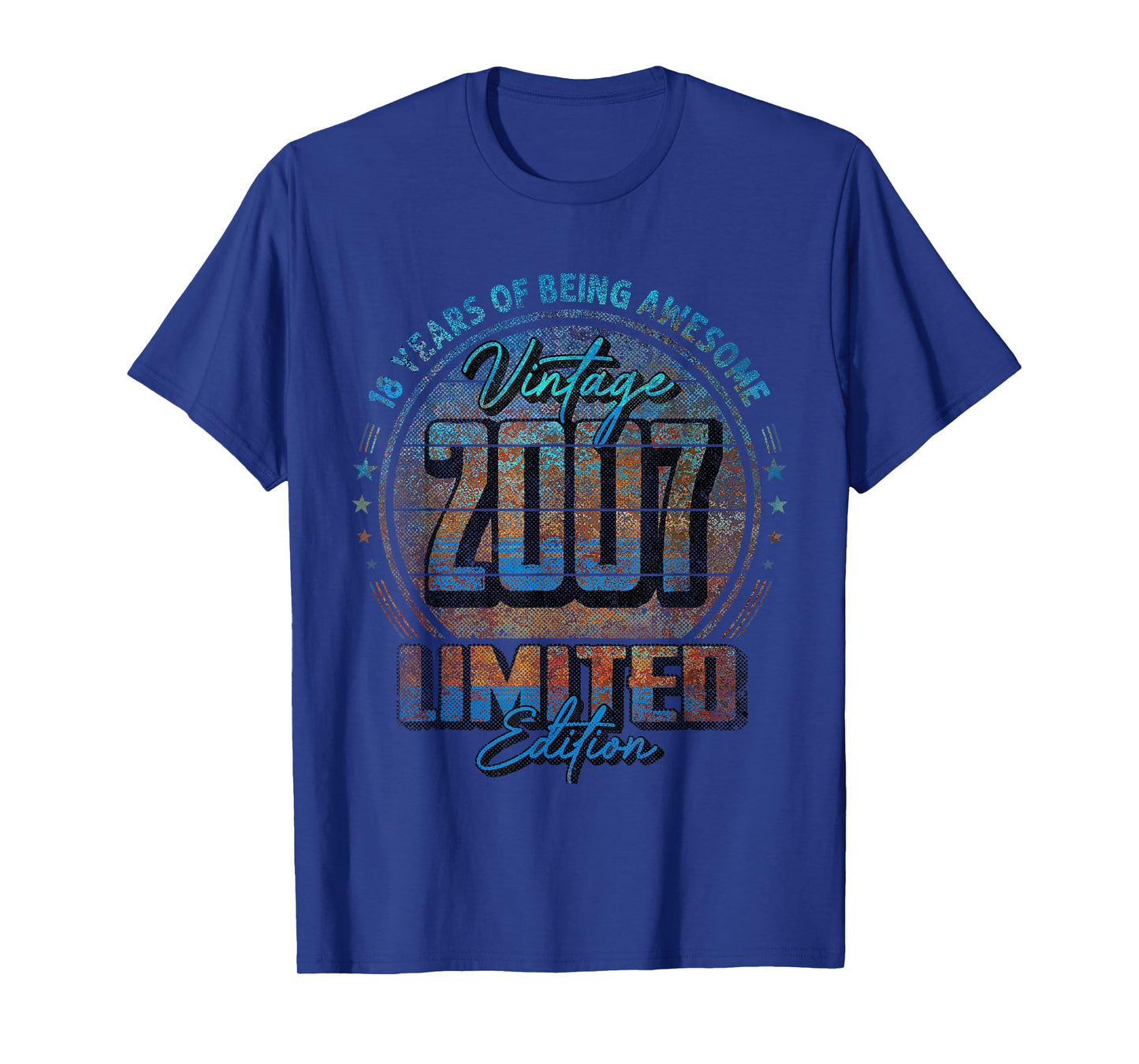 Vintage 2007 Limited Edition Shirt 18 year old 18th Birthday T-Shirt