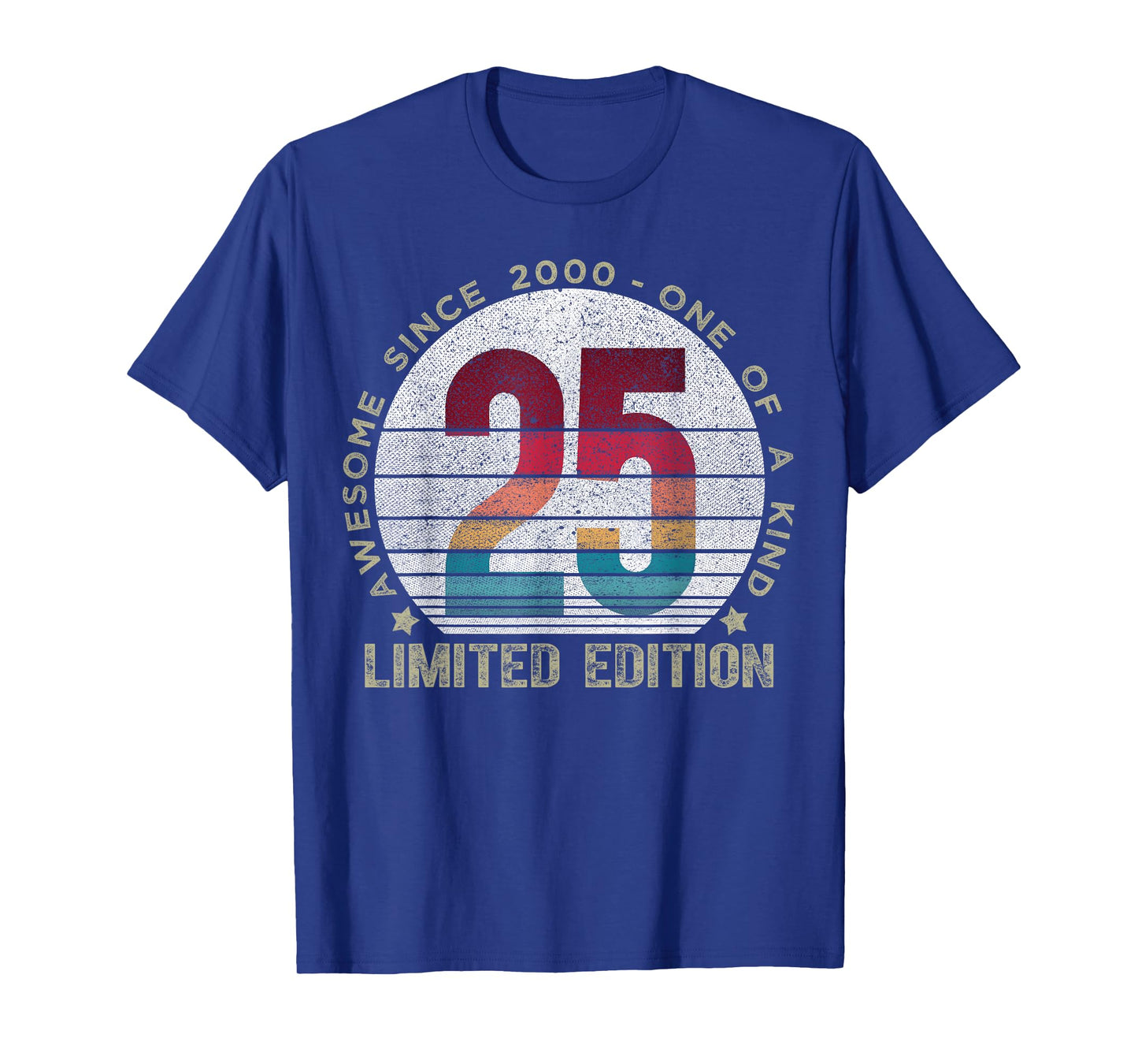 25 Year Old Gifts Vintage 2000 Limited Edition 25th Birthday T-Shirt