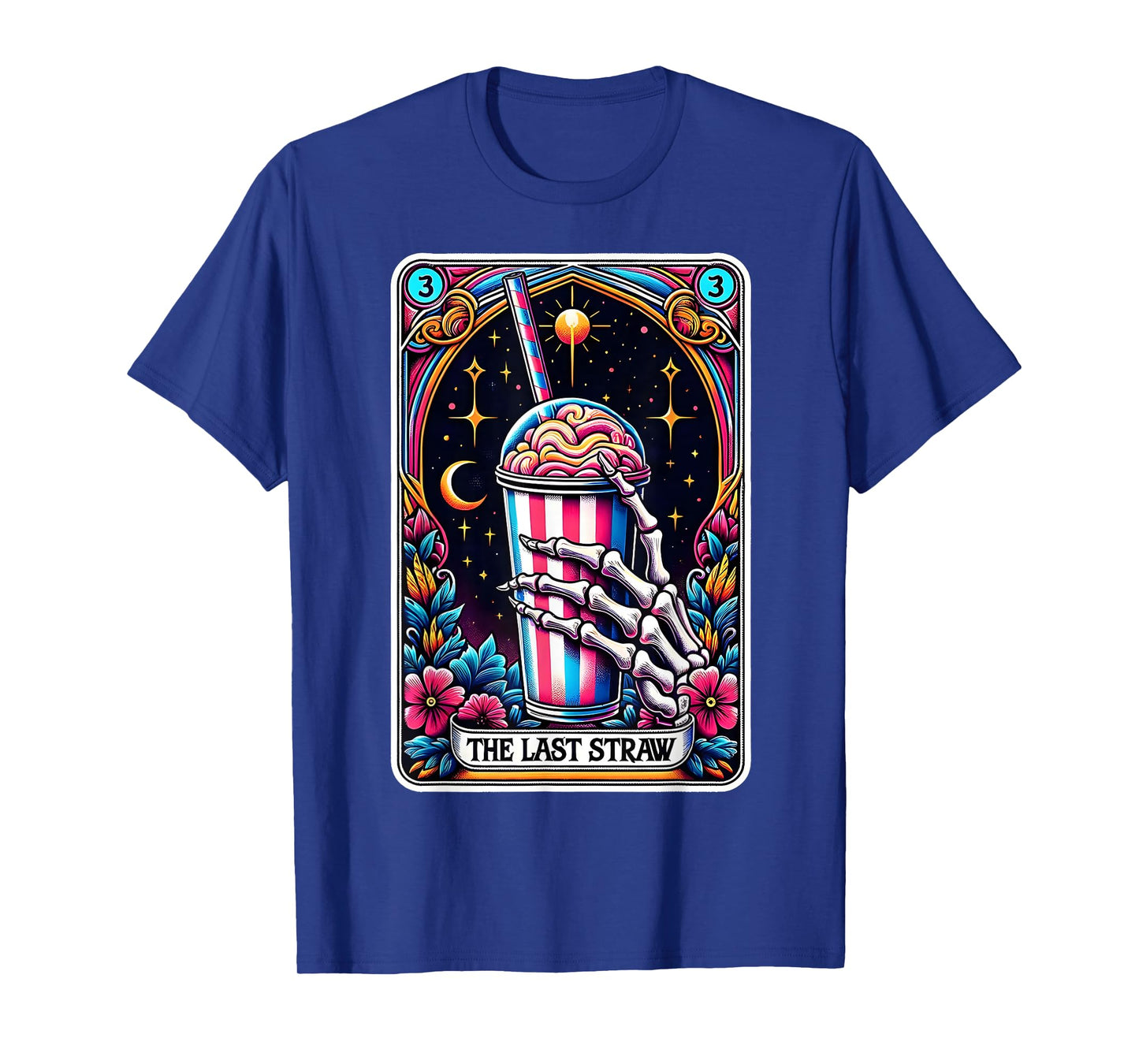 The Last Straw Funny Tarot Card T-Shirt