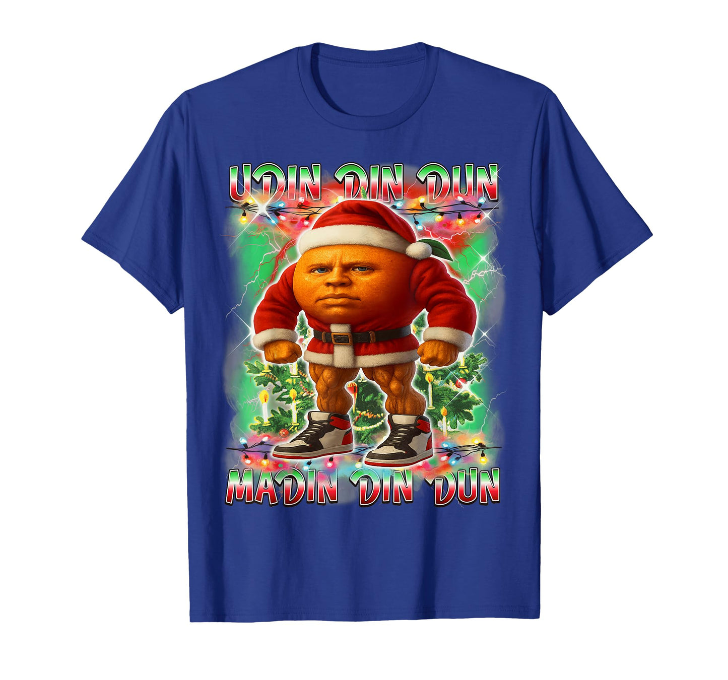 Udin dun dun Ma Sahur Santa Claus Italian Brainrot Christmas T-Shirt