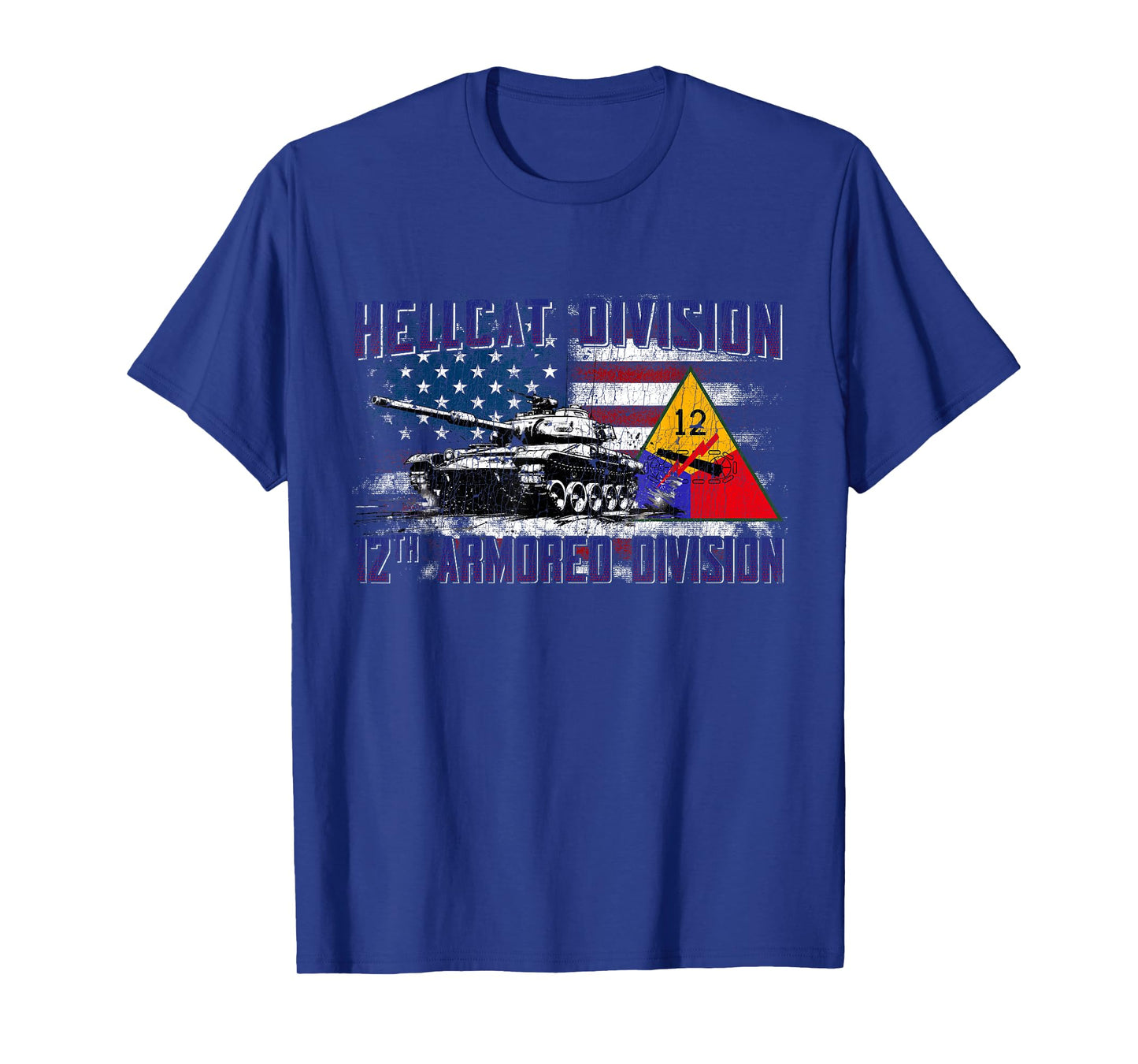 Veteran 12th Armored Division Vintage Gifts T-Shirt for Men Women Girls Kids