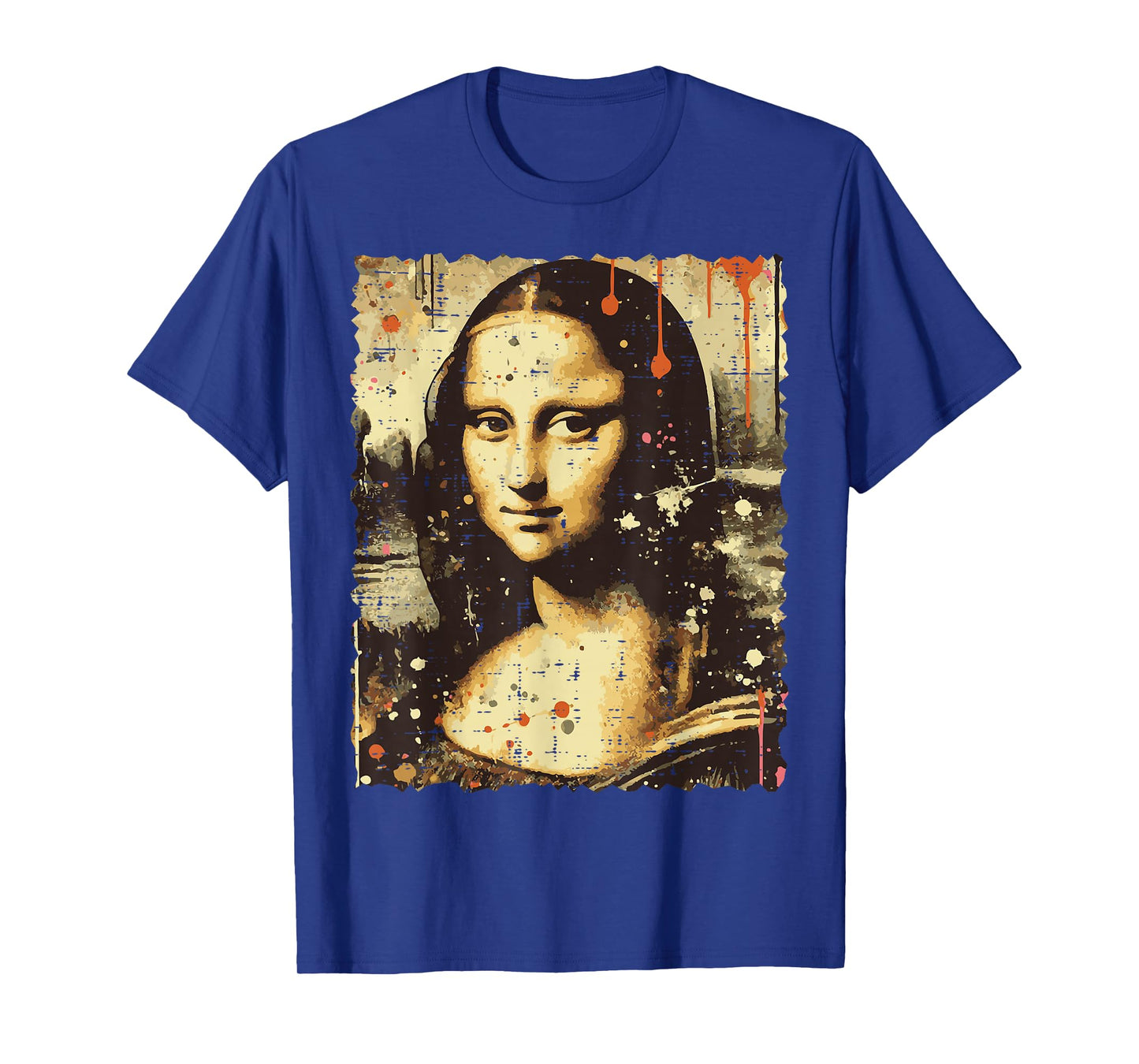 Street Wear Monalisa Graffiti Vintage Art Women Men Kids T-Shirt