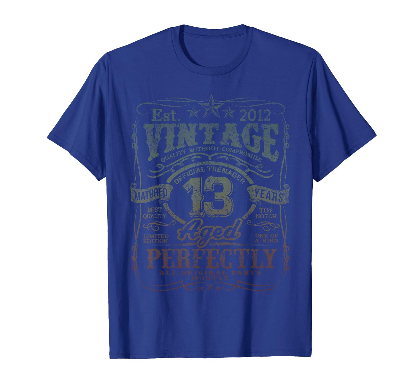 Vintage 2012 Limited Edition Shirt 13 year old 13th Birthday T-Shirt
