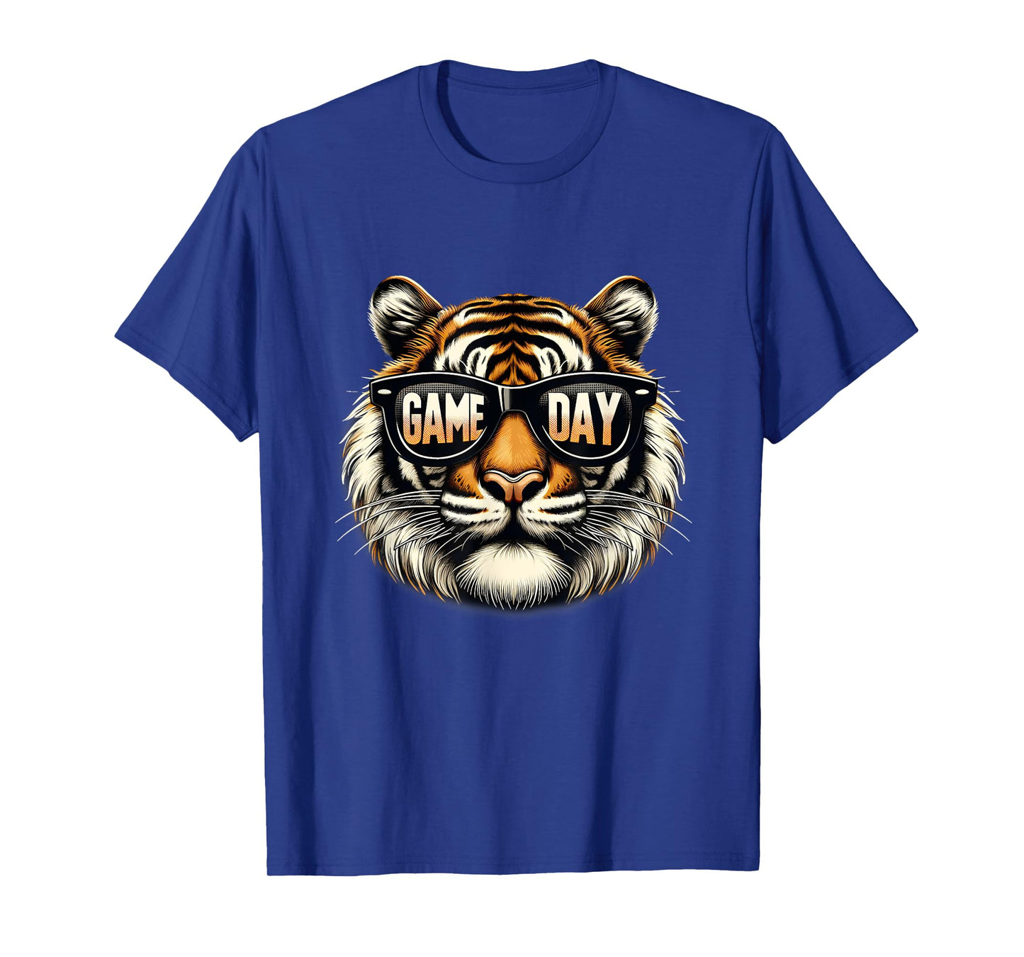 American Football Game Day Thanksgiving Tiger Cool Touchdown T-Shirt
