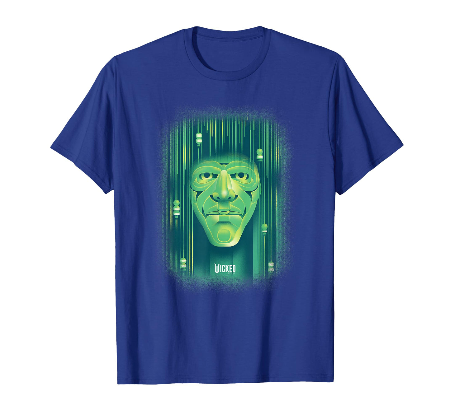 Wicked Wizard Face Emerald City T-Shirt