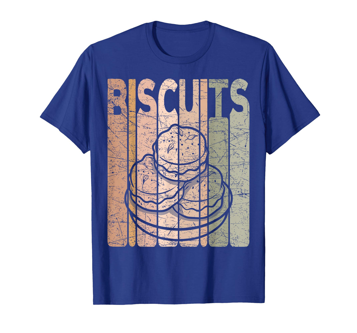 Biscuits Vintage Foodie Biscuit Lover Retro T-Shirt