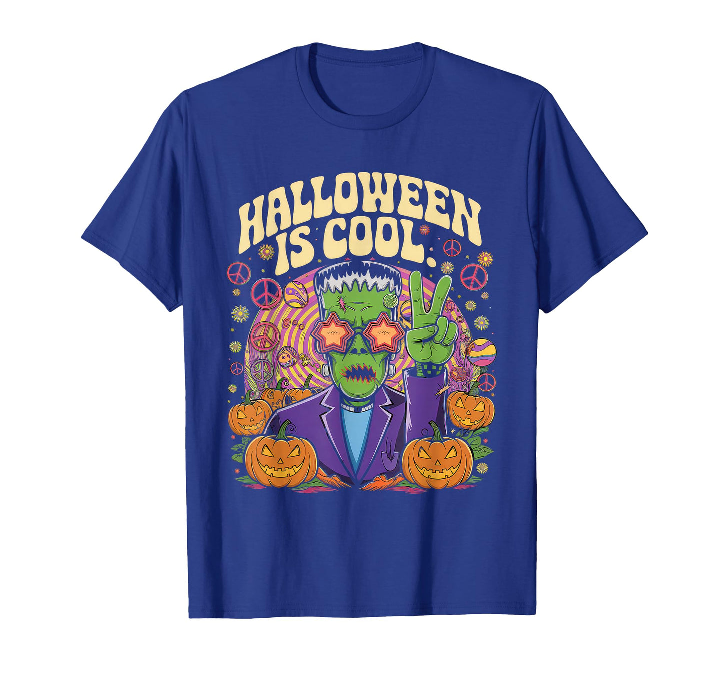 Halloween is Cool Tshirt Women Men Frankenstein Monster T-Shirt