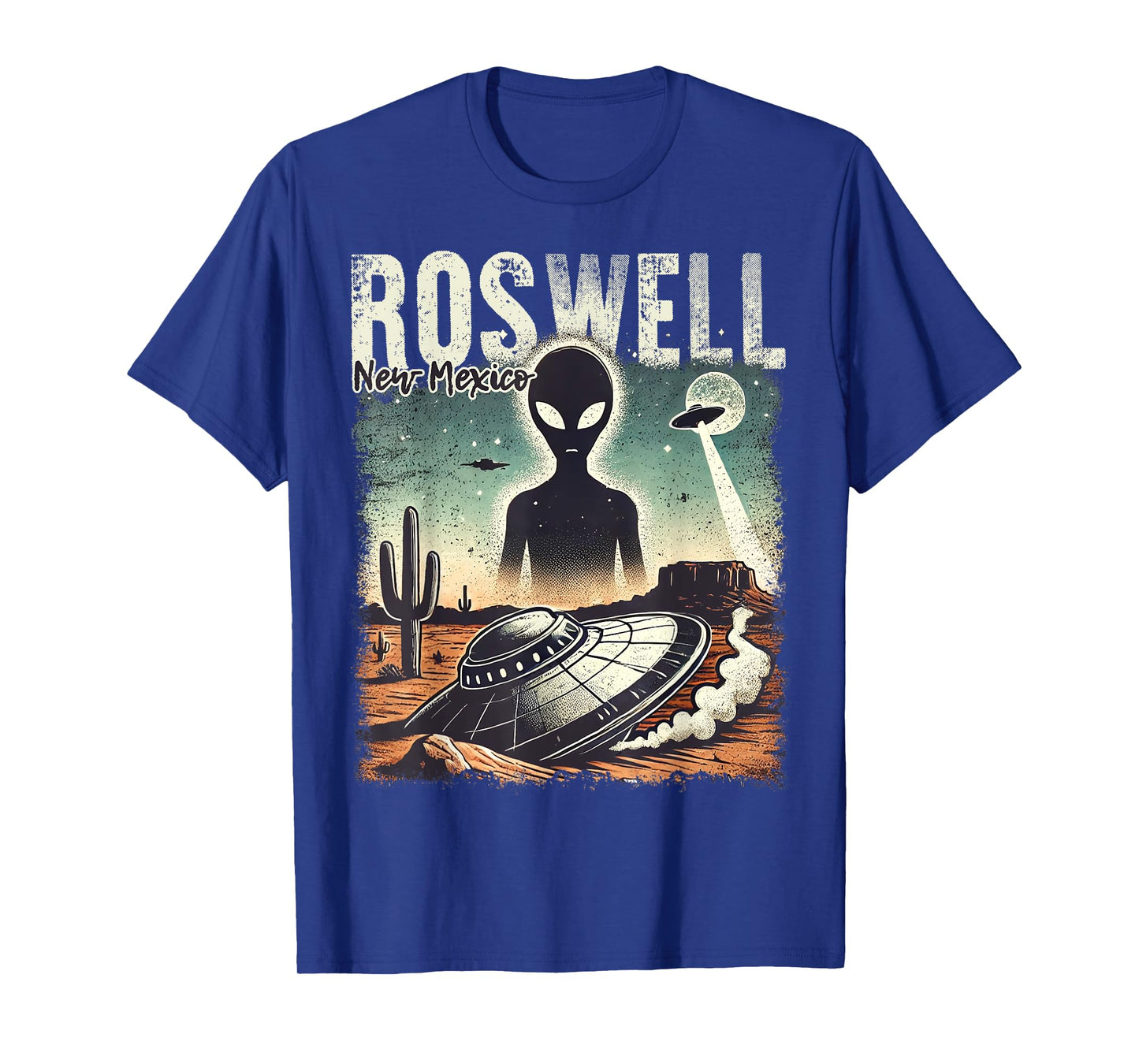 Roswell New Mexico 1947 Alien Abduction UFO Crash Vintage T-Shirt