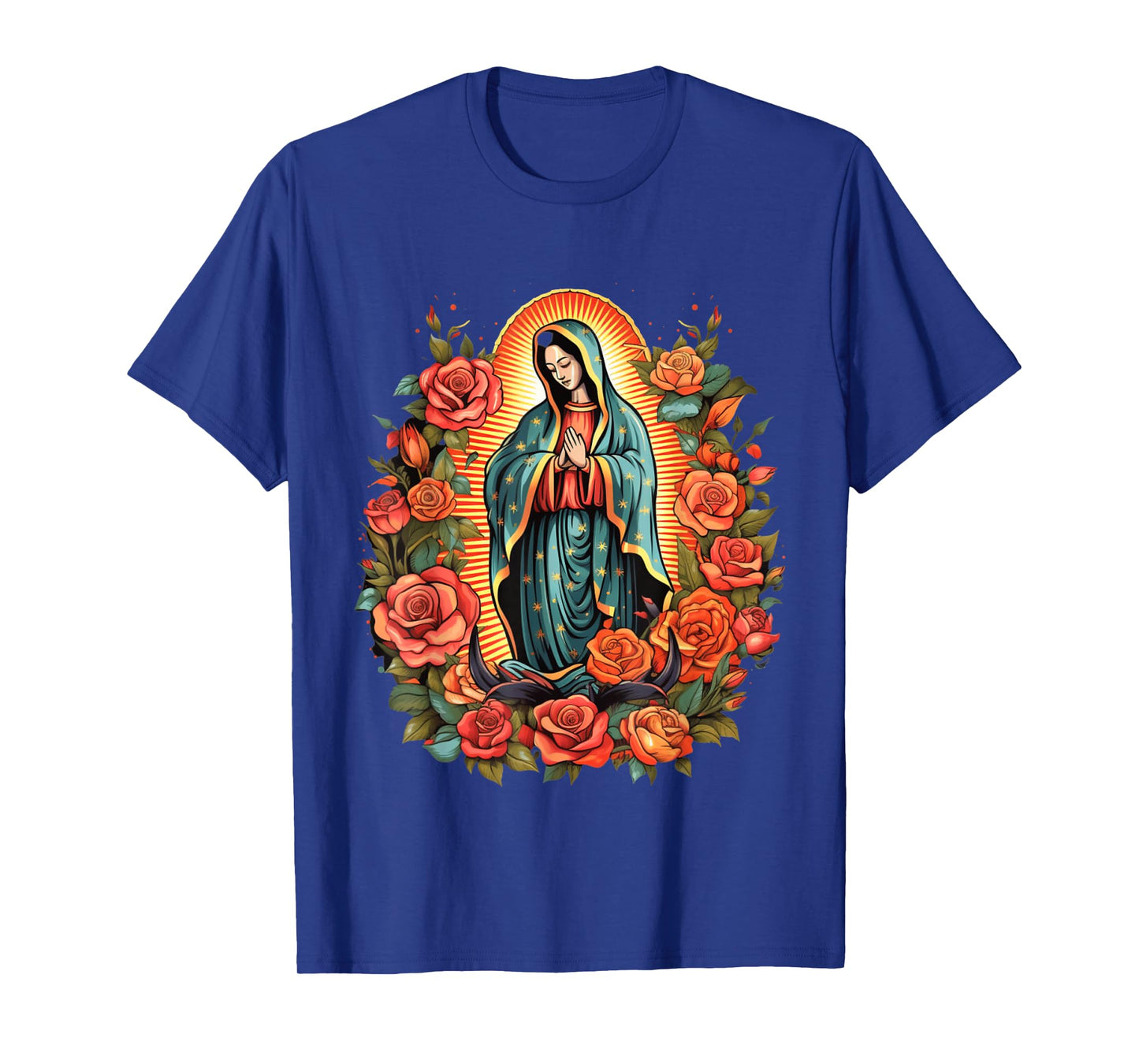 Virgen De Guadalupe Sant Mary For Christians, Catholics T-Shirt