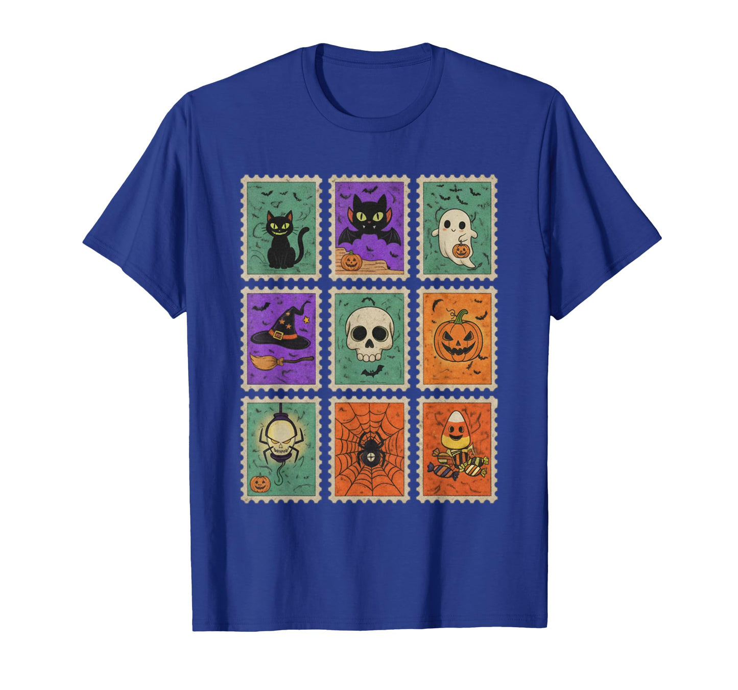 Halloween Spooky Icons Collection Holiday Halloween Stamps T-Shirt