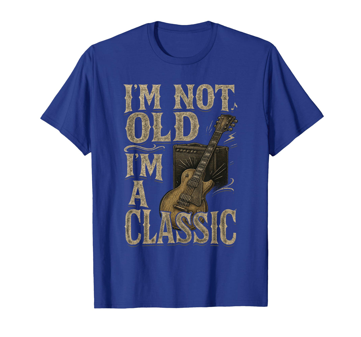 Iโm Not Old Iโm A Classic Shirt Vintage Guitar Music Lover T-Shirt