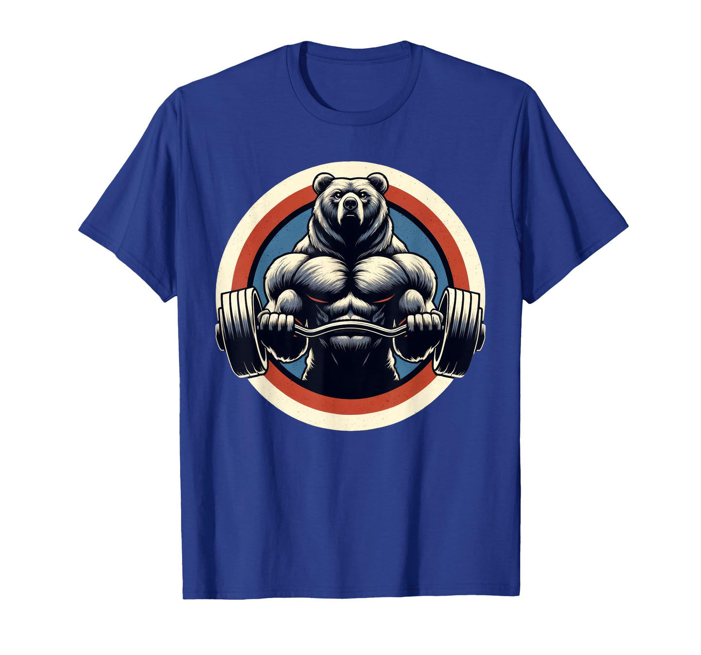 Bear Powerlifting Weightlifting Gym Workout T-Shirt