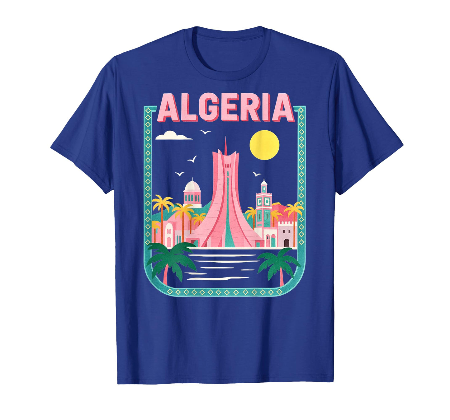 Algeria DZ Algeria (printed on the back) T-Shirt