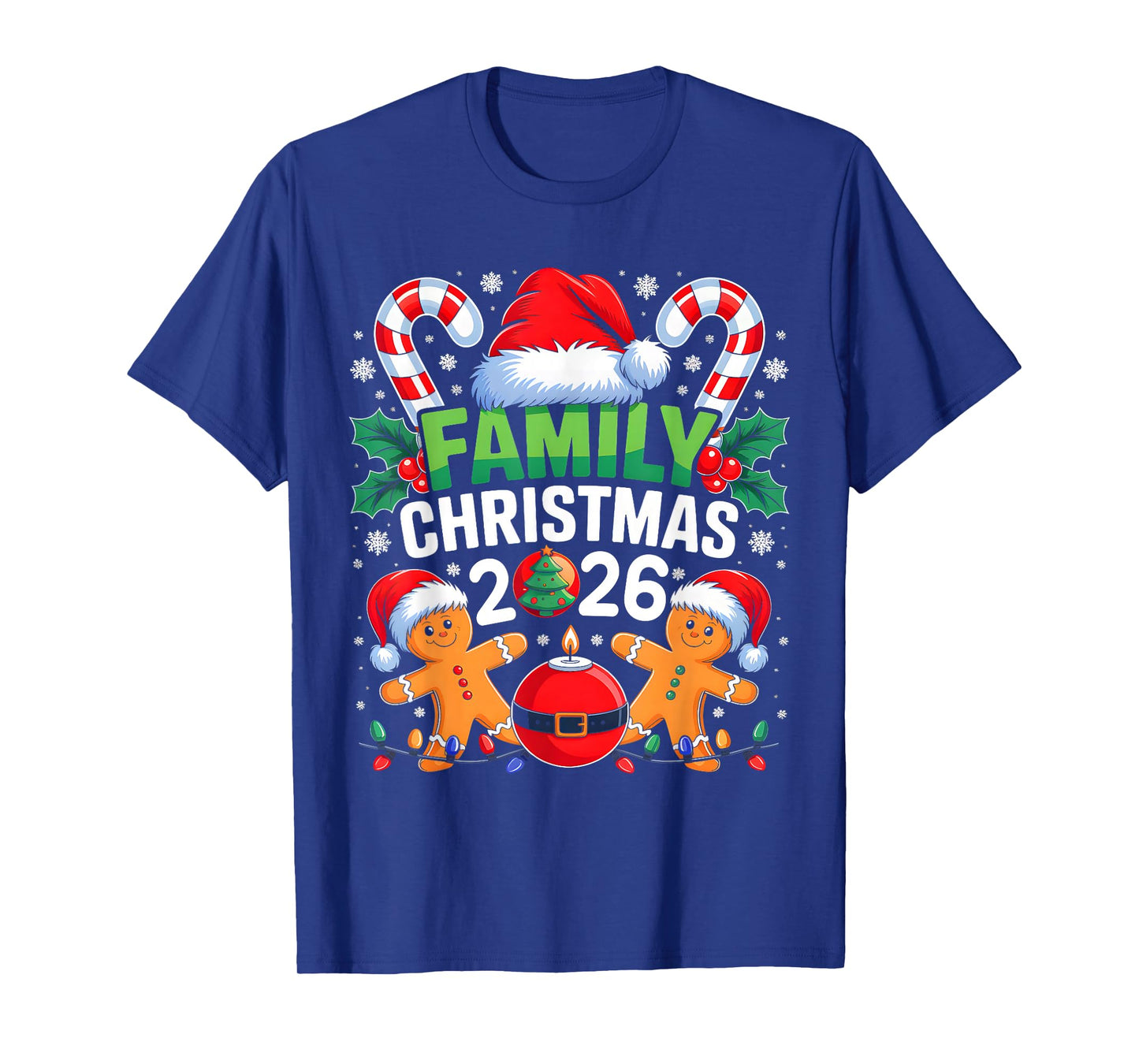 Christmas 2026 Family Matching Costume Team Santa Elf Squad T-Shirt