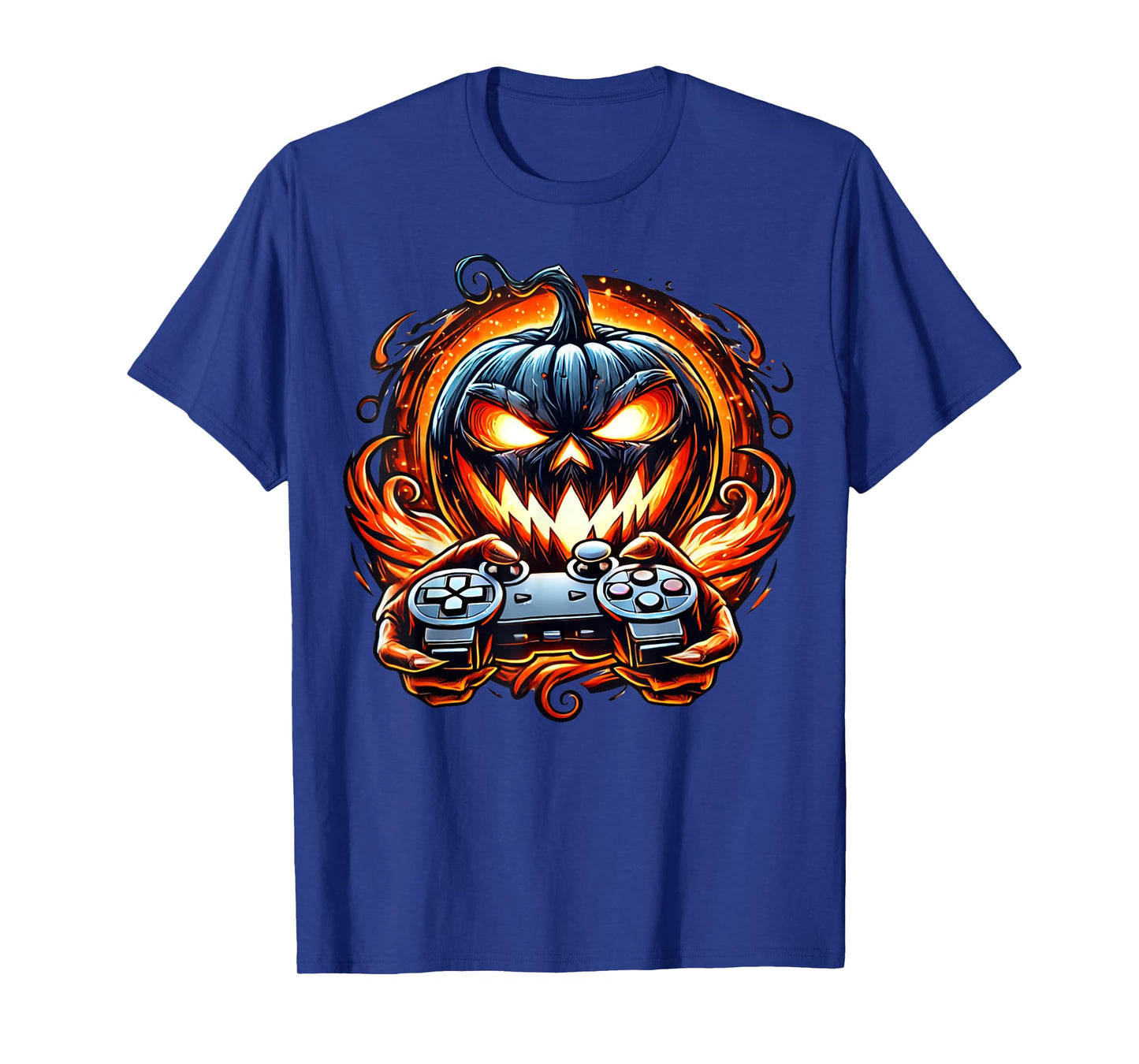 Halloween Gamer Gaming Pumpkin Boys Halloween Costume T-Shirt