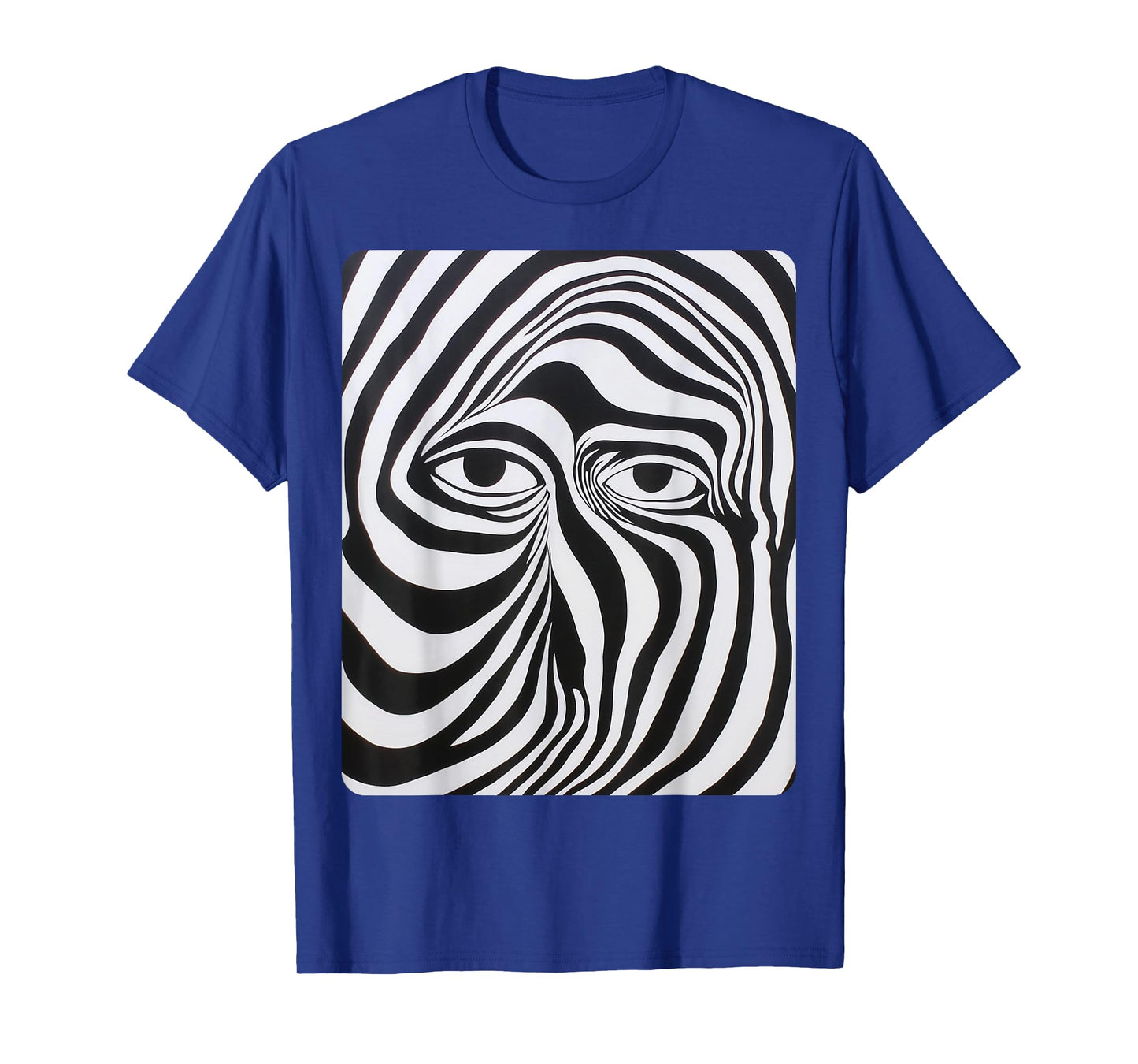 Eyes White and Black Fashion Designer T-Shirt
